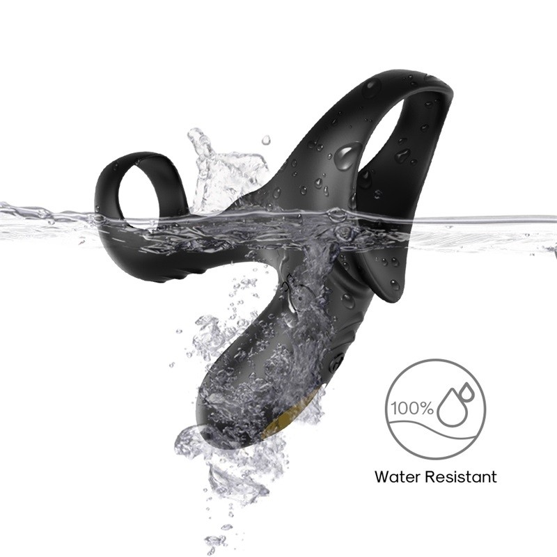 Виброкольцо Boss Series Ranger Penis Ring, 10.9 см (черный)
