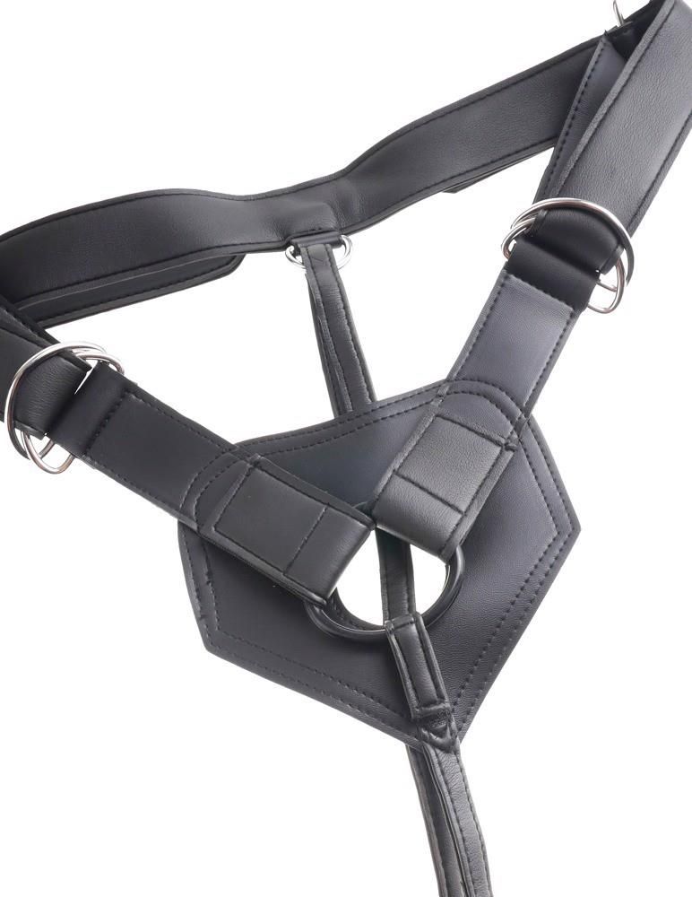 Страпон King Cock Strap-On Harness 8 Inch, 20,3 см (тілесний)