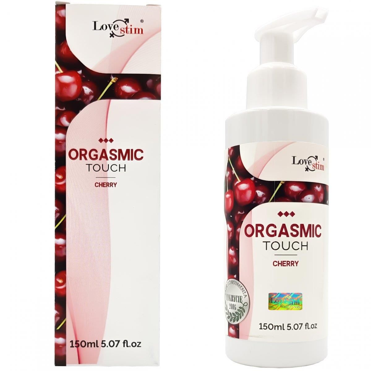 Массажный гель LoveStim Orgasmic Touch, 150 мл (вишня)