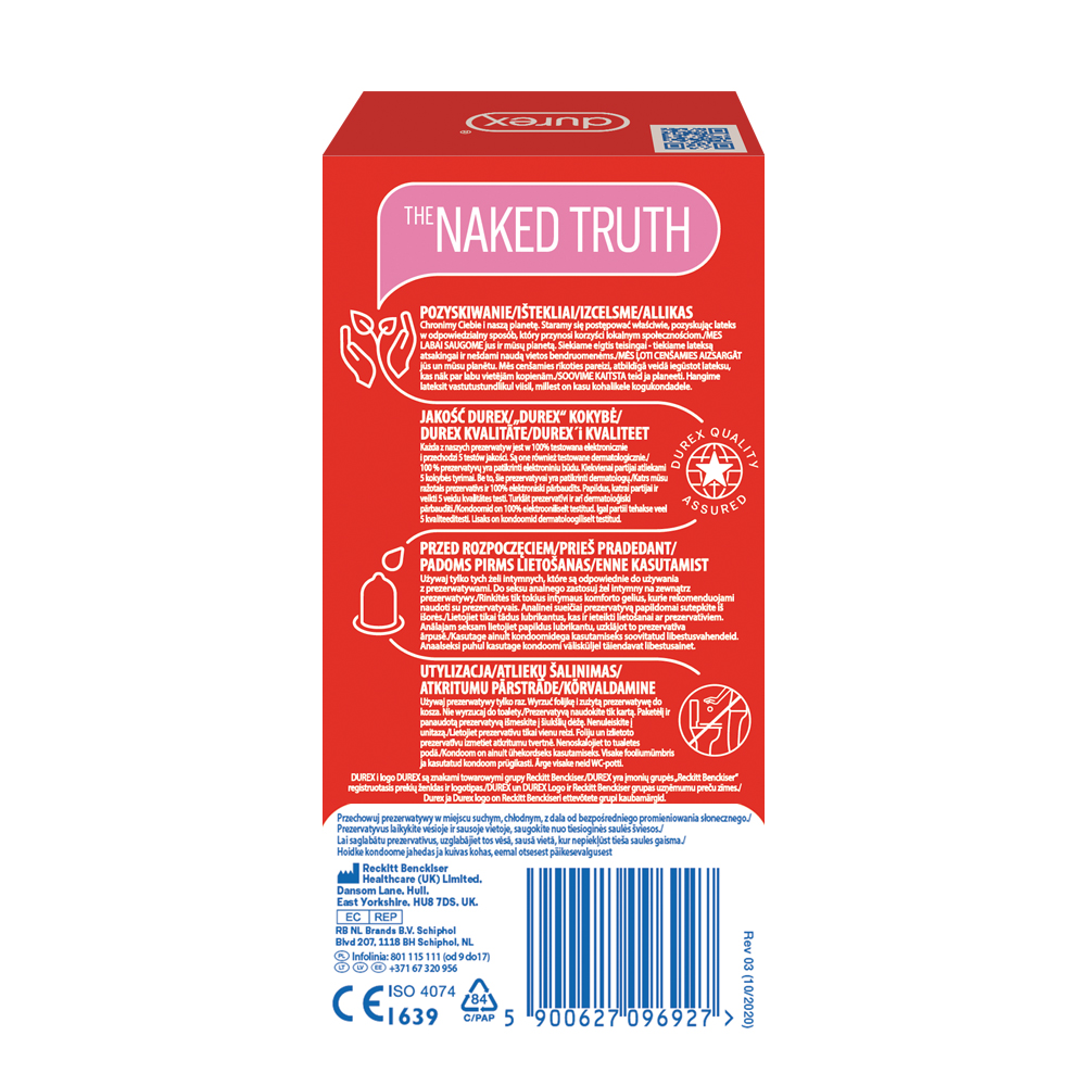Презервативи Durex Feel Thin Classic, 12 шт.