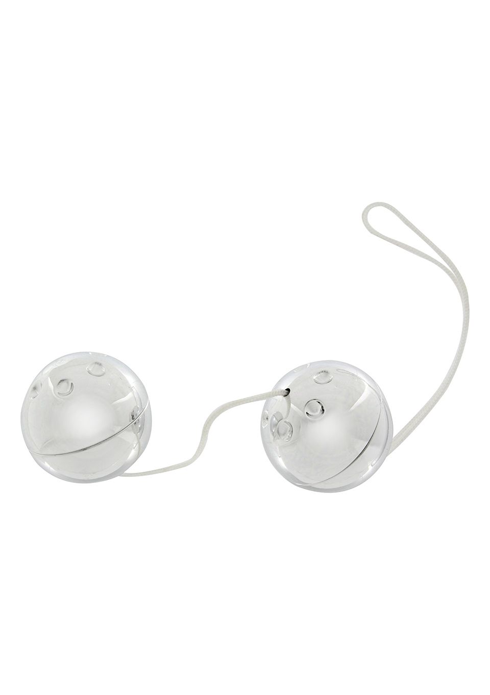 Вагинальные шарики Seven Creations Plastic Balls, 13 см (серебристый)