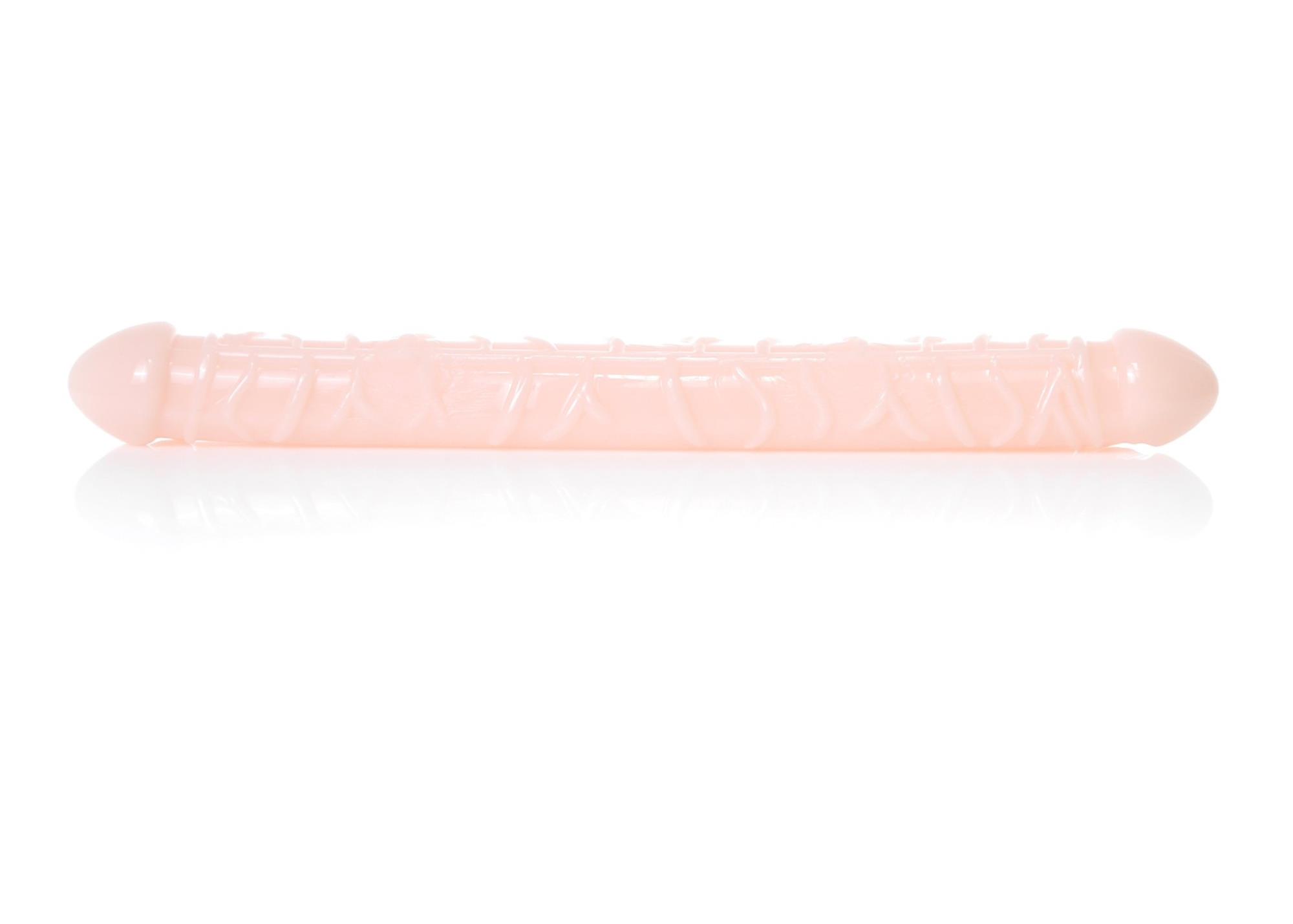 Двухсторонний фаллоимитатор B - Series EasyLove Flexible, 33.5 см (телесный)