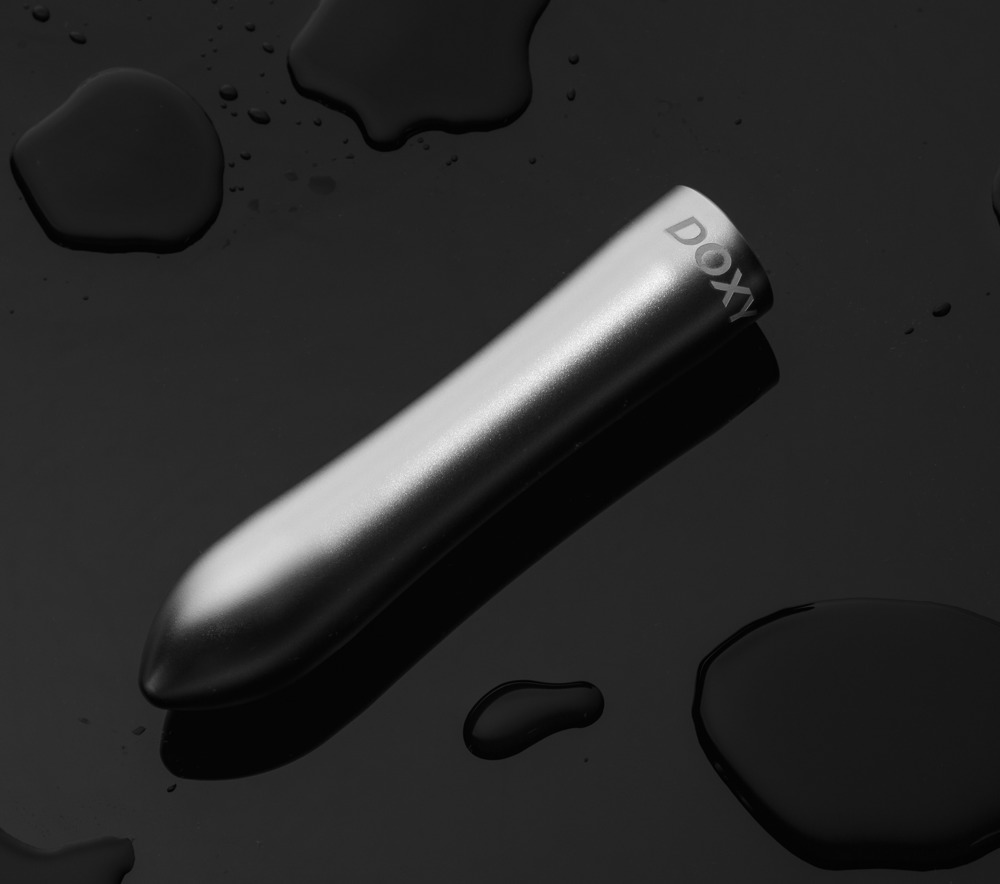 Вибратор Doxy Bullet, 12 см (серебристый)