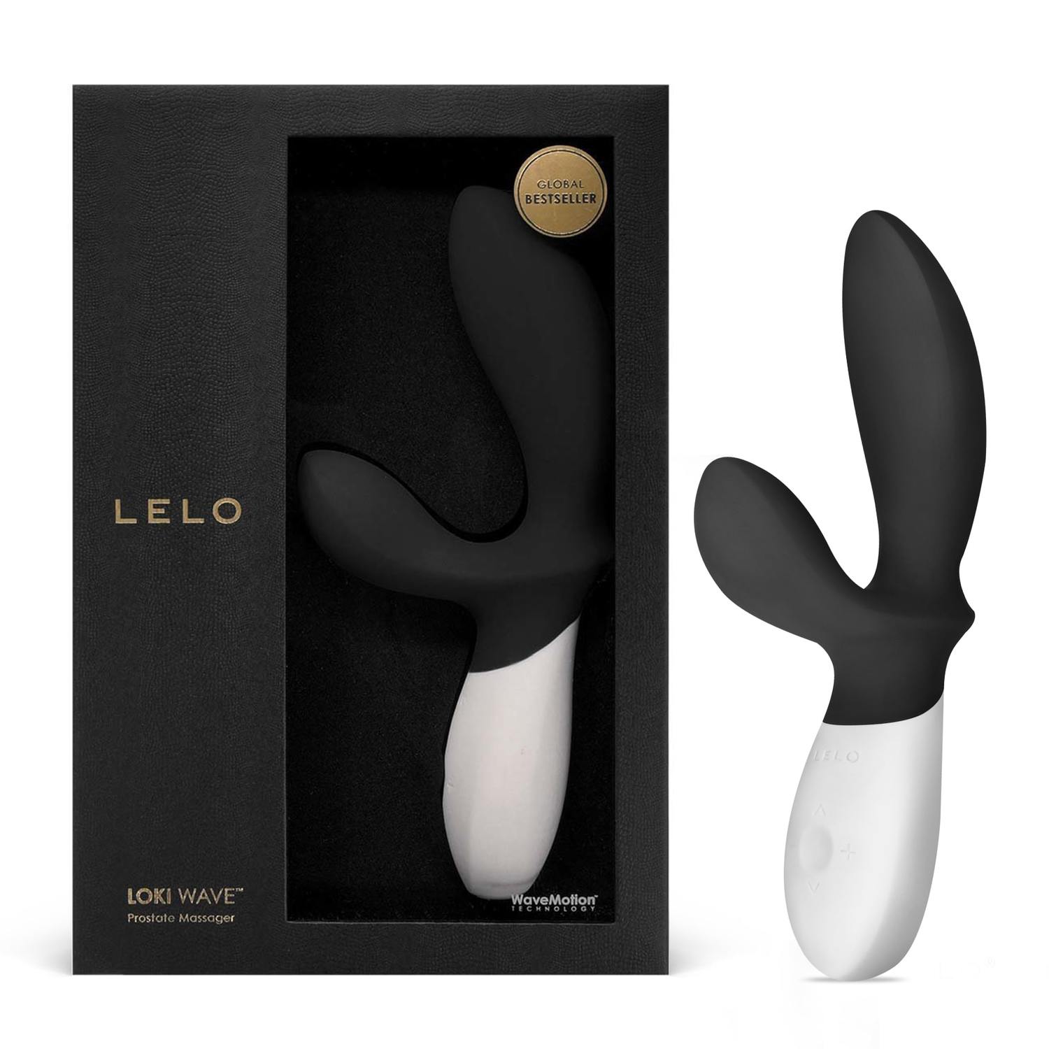 Стимулятор простаты Lelo Loki Wave, 19,6 см (черный)