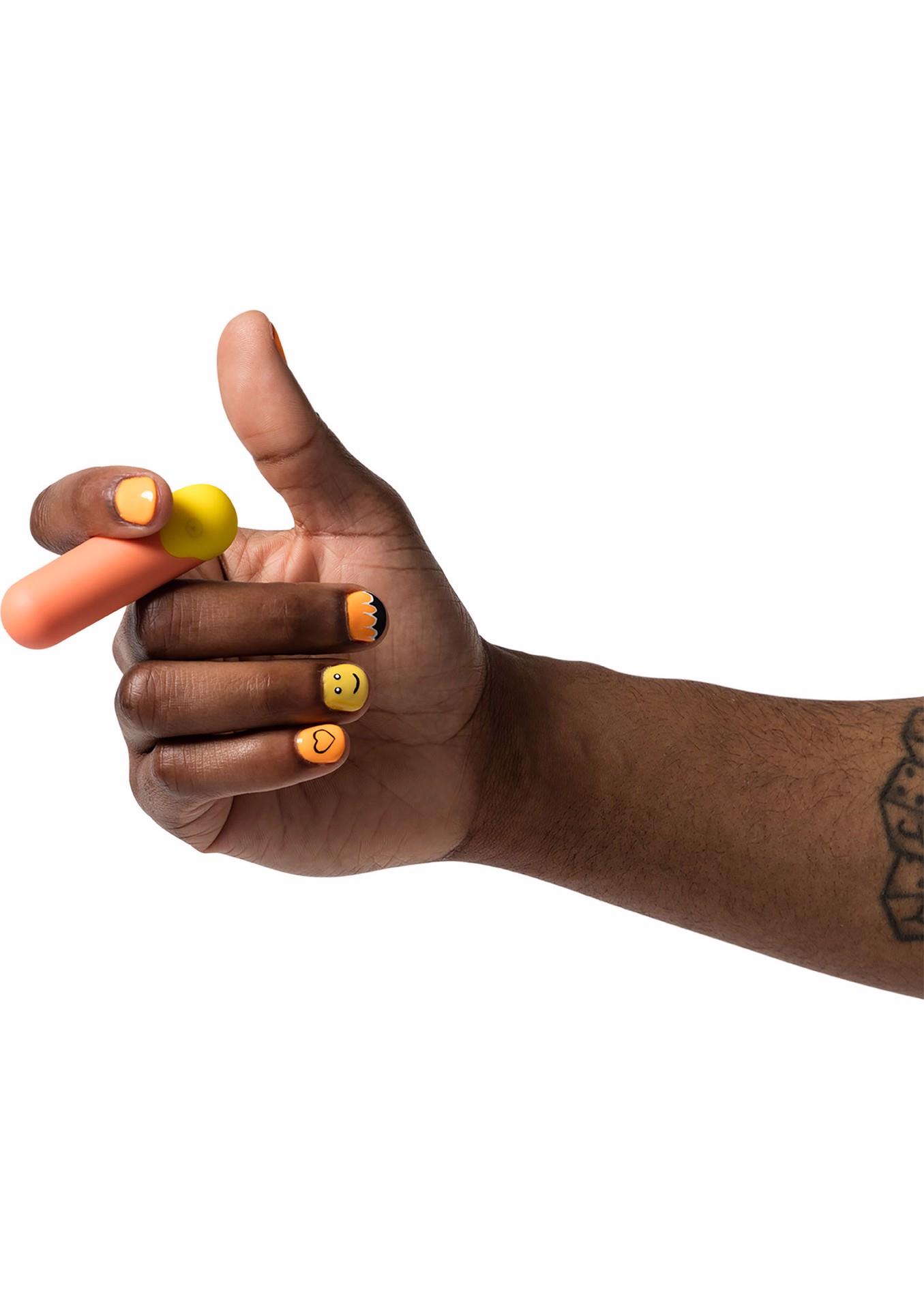 Вибратор для клитора Romp Riot, 7 см (оранжевый)