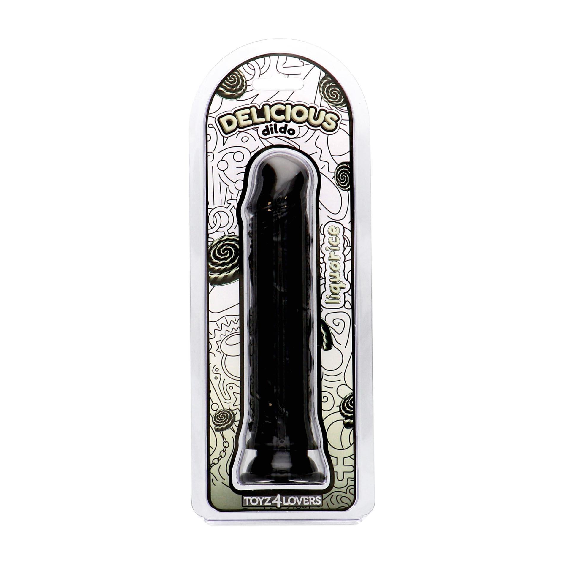 Фаллоимитатор Toyz4lovers Delicious With The Scent Licorice, 20 см (черный)