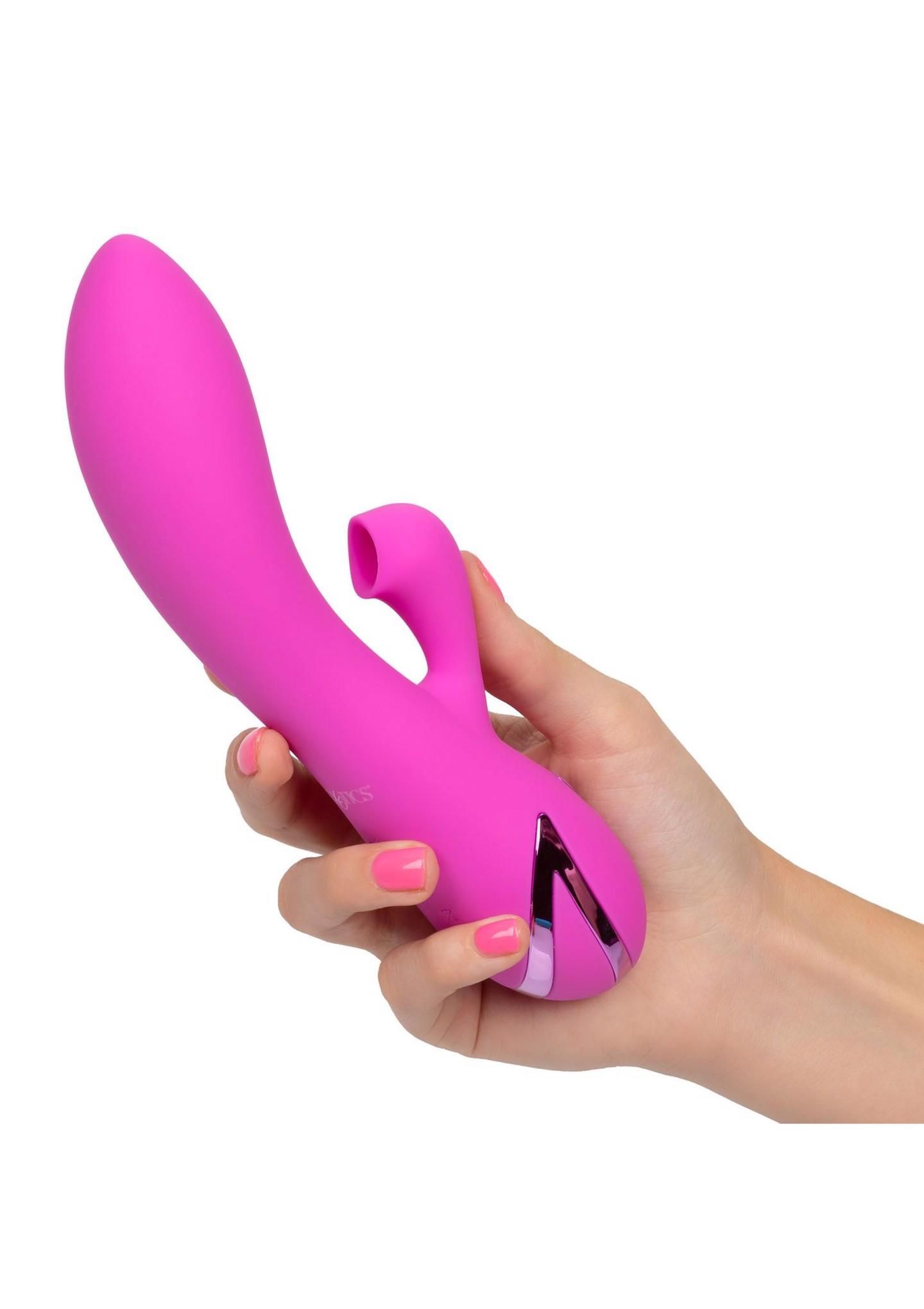 Вибратор-кролик CalExotics Malibu Minx, 20,8 см (розовый)