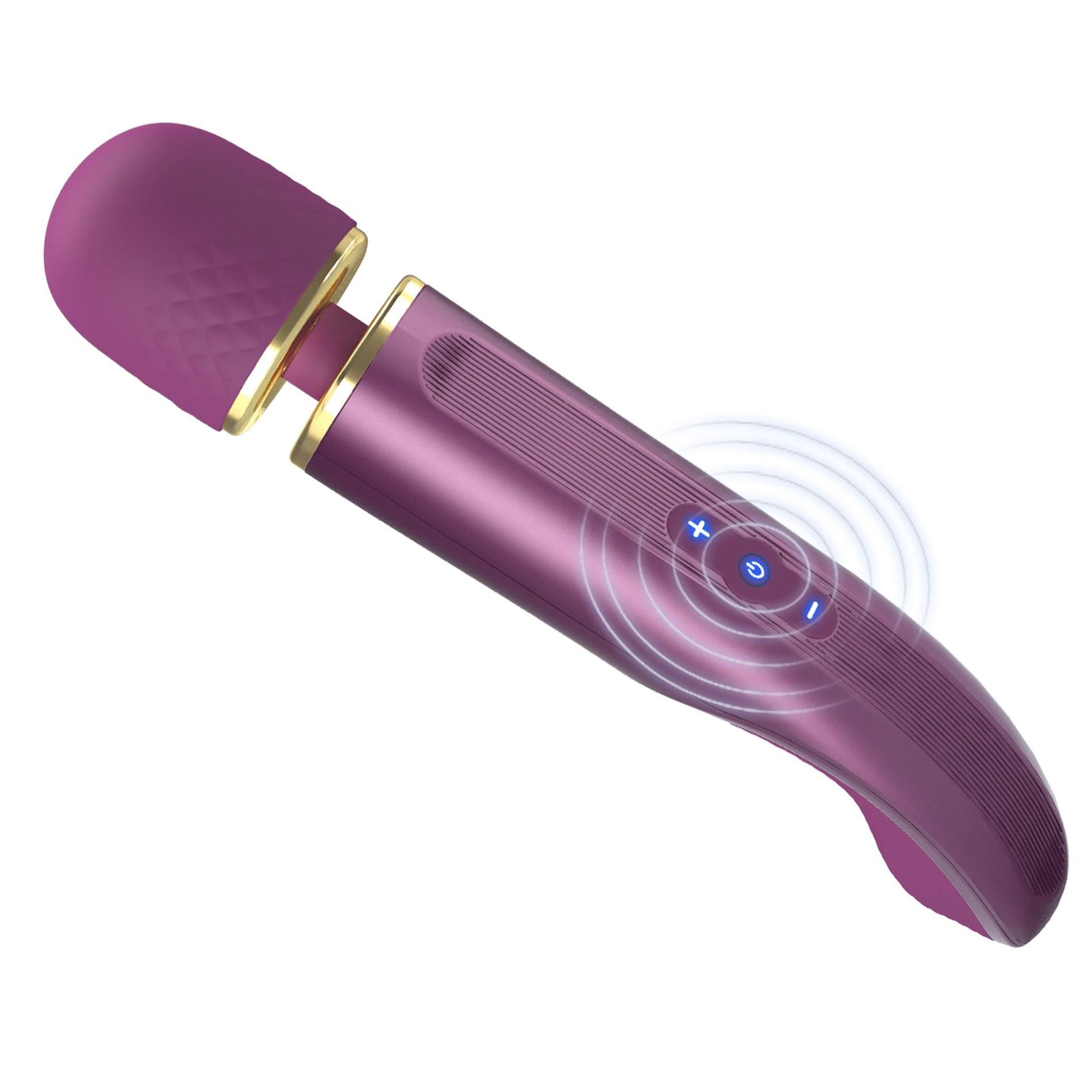 Вибромассажер Pretty Love Colorful Massager, 24 см (фиолетовый)
