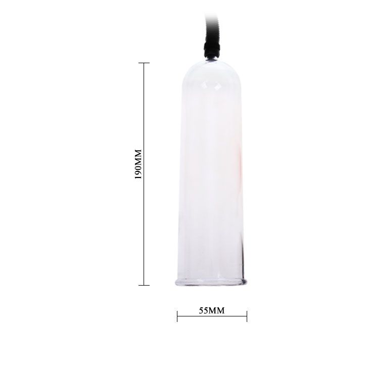 Помпа для пениса с насадками Penis Pump, 19 см (прозрачный)