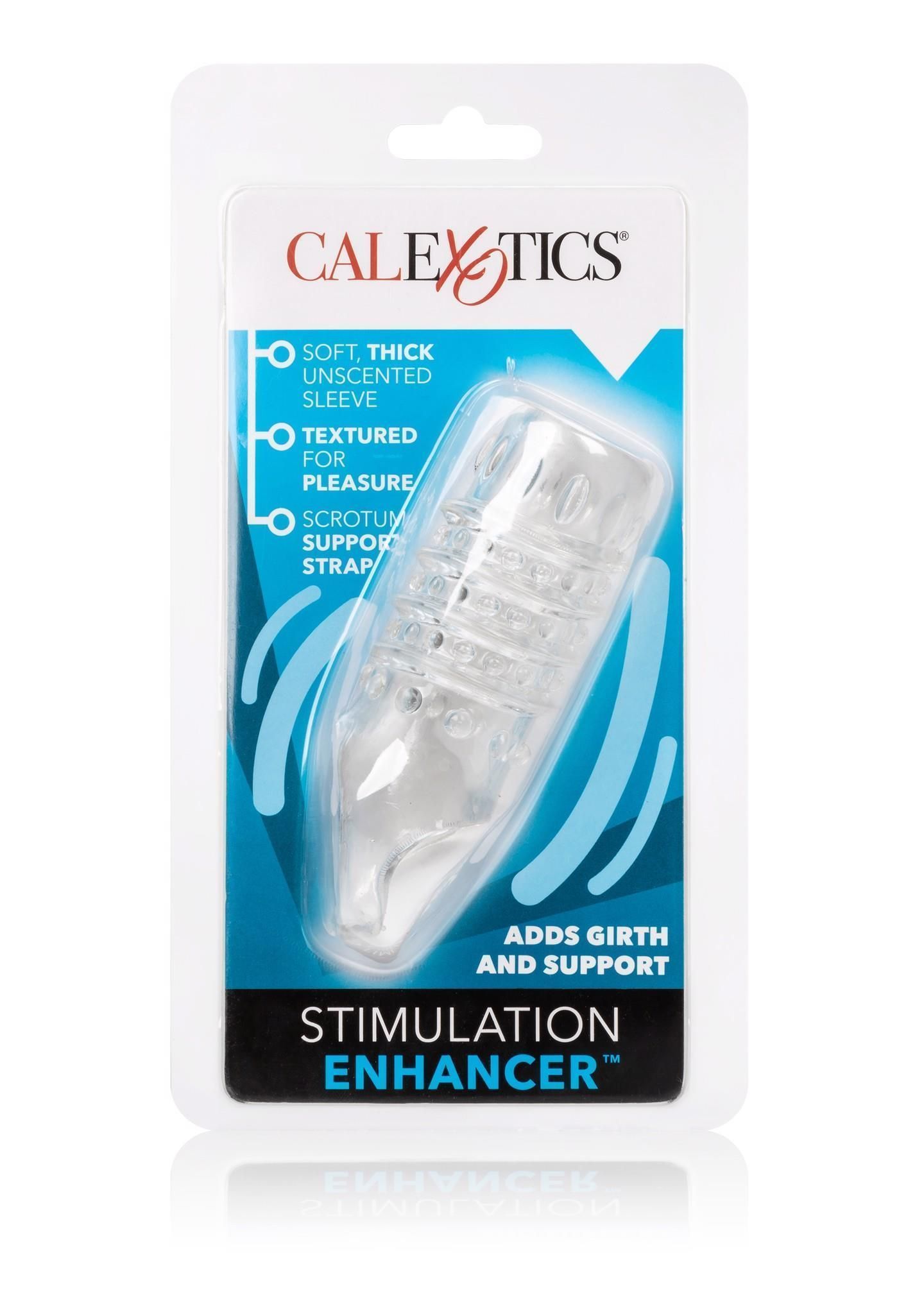 Насадка на пеніс CalExotic Stimulation Enhancer Transparant, 10,8 см (прозорий)