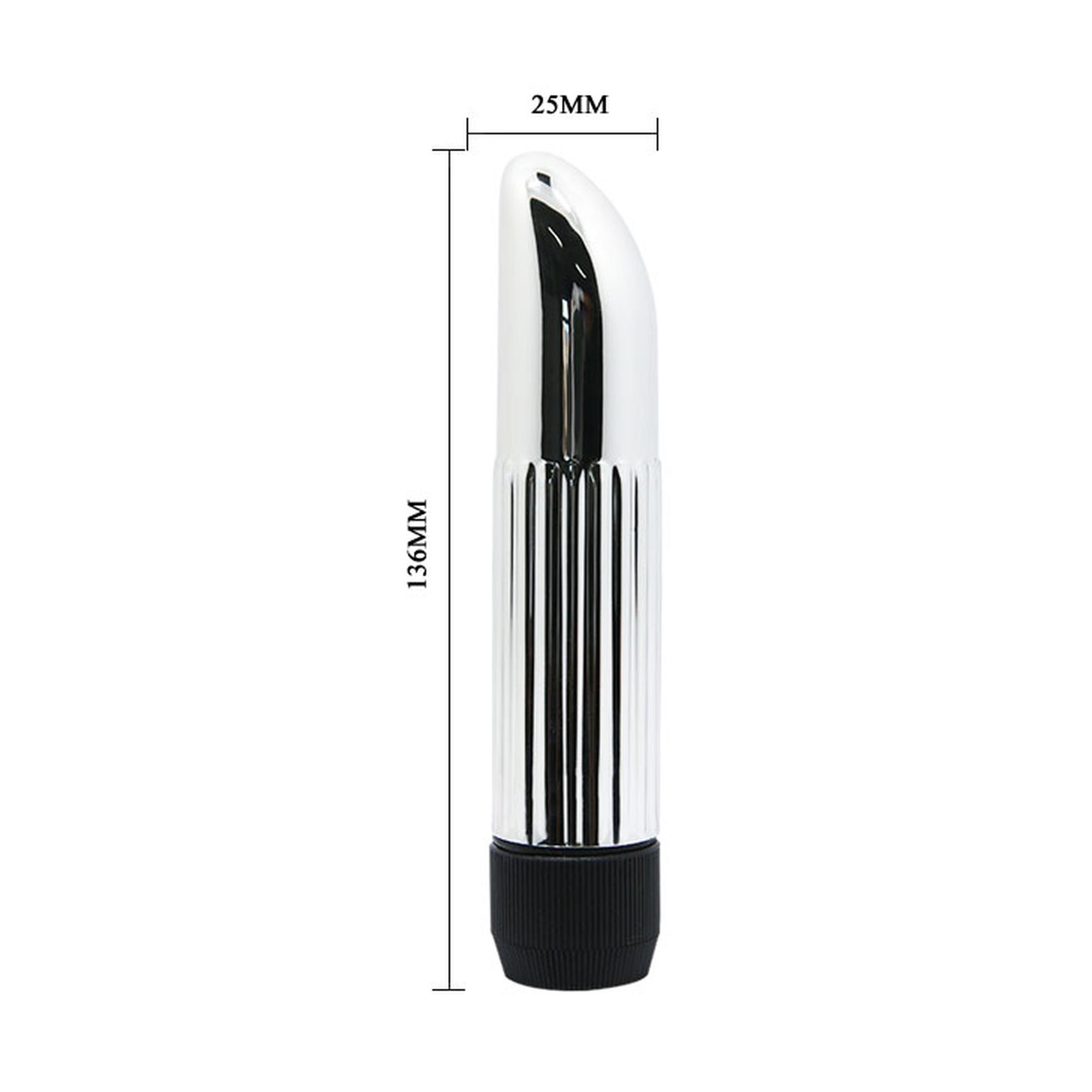 Вибратор Baile Mini Vibrator, 14 см (серебристый)