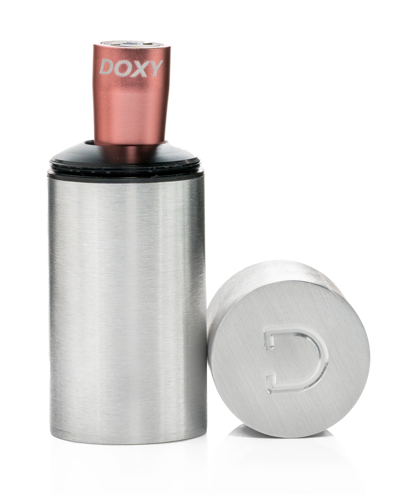 Вибратор Doxy Bullet, 12 см (розовое золото)