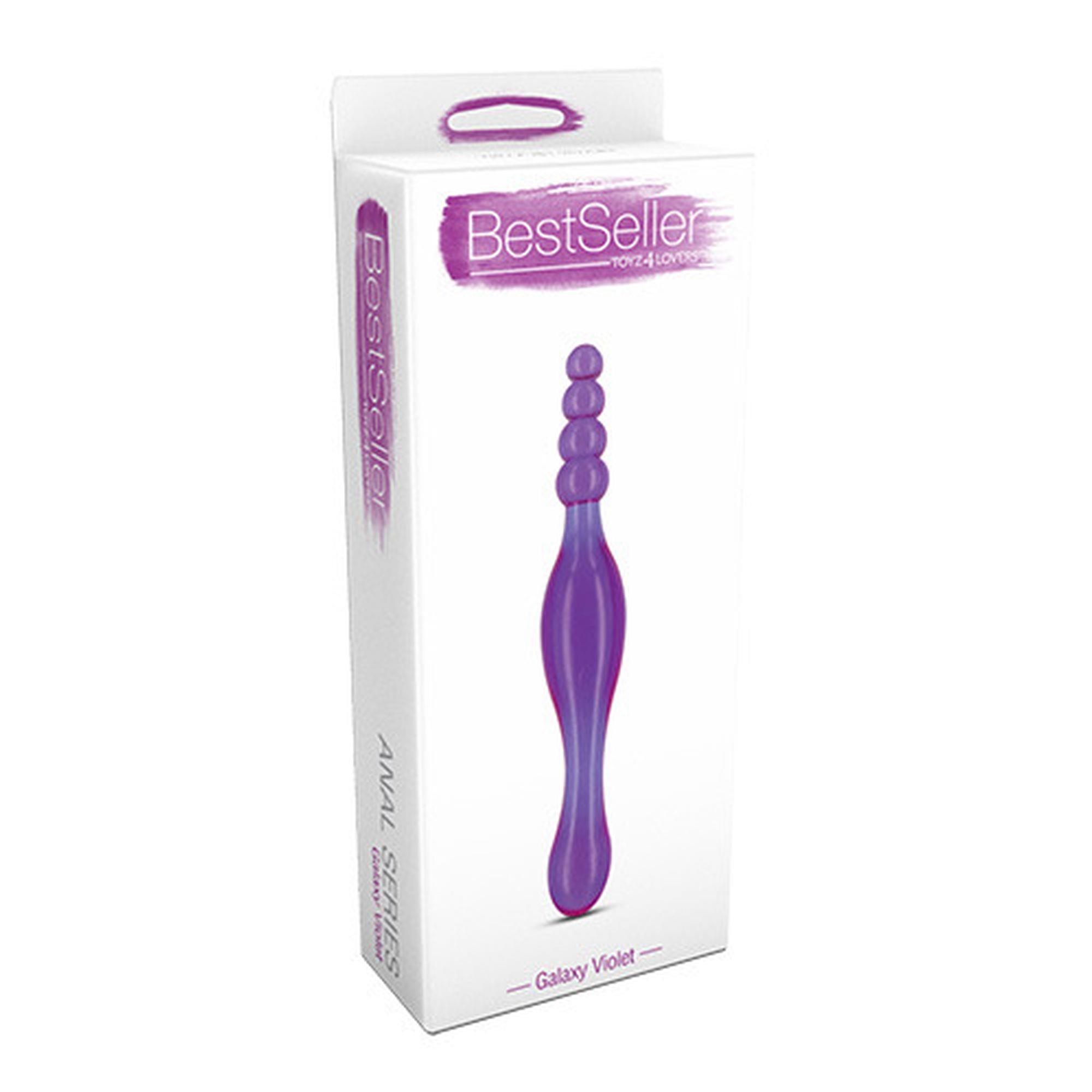 Анальні бусы Toyz4lovers Galaxy Violet, 20 см (фіолетовий)