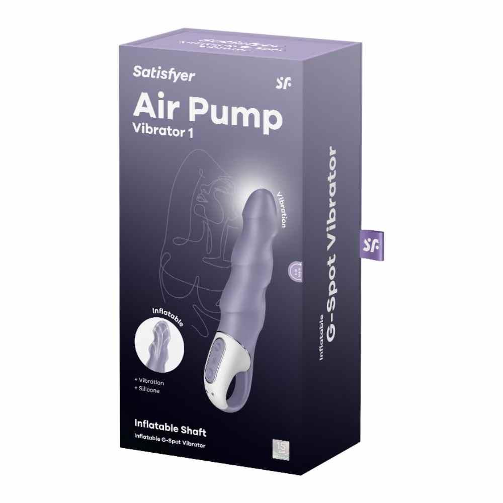 Wibrator Satisfyer Air Pump 1, 20,4 cm (liliowy)