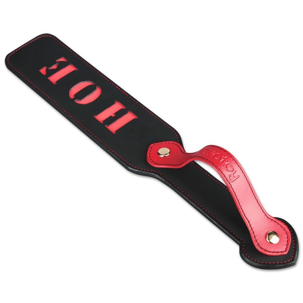 Плеть Rebellion Reign Paddle "Hoe", 38 см (чорний)