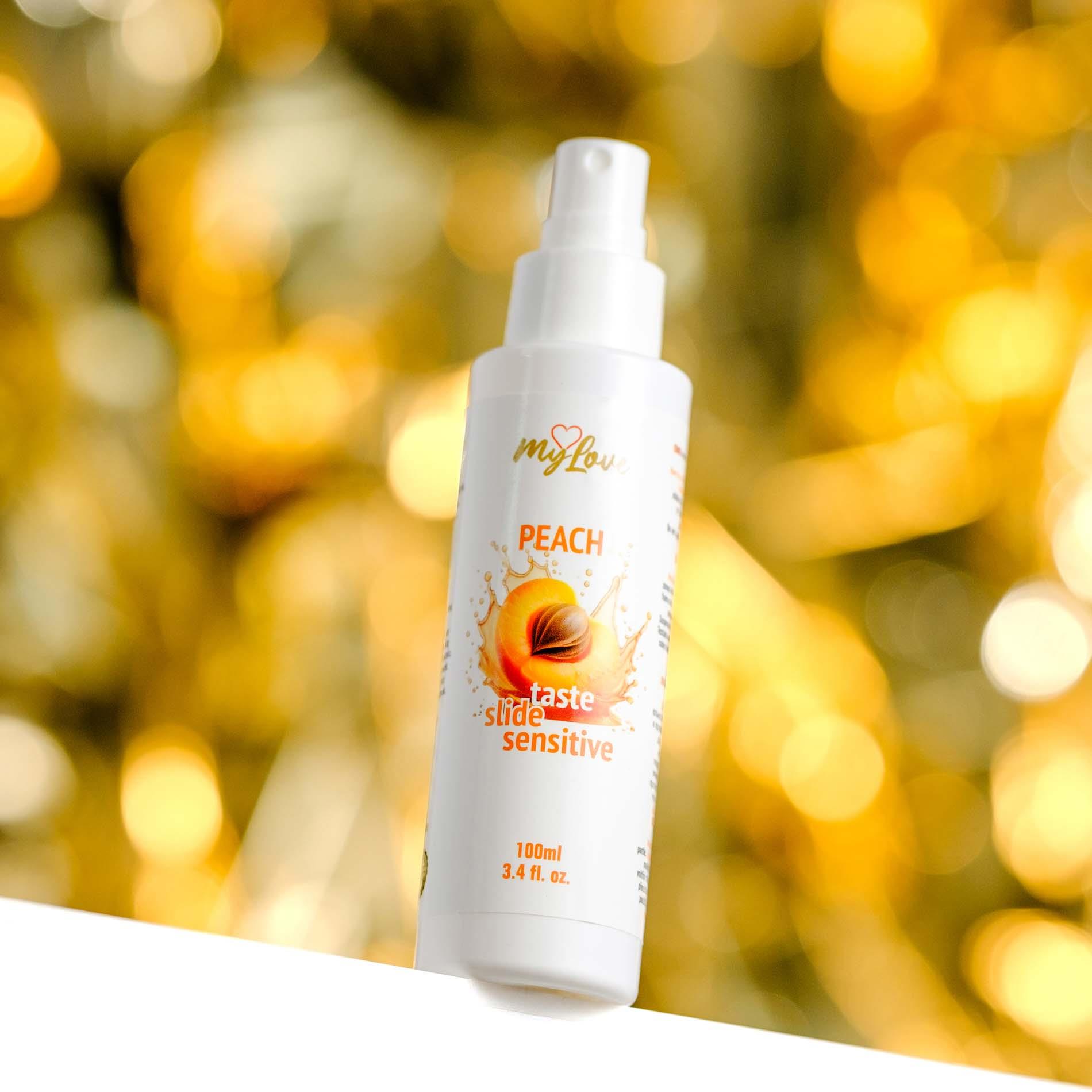 Лубрикант на водной основе MyLove Taste Slide Sensitive Peach, 100 мл