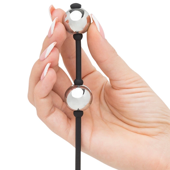 Вагинальные шарики Fifty Shades of Grey Inner Goddess Mini, 21,6 см (серебристый)