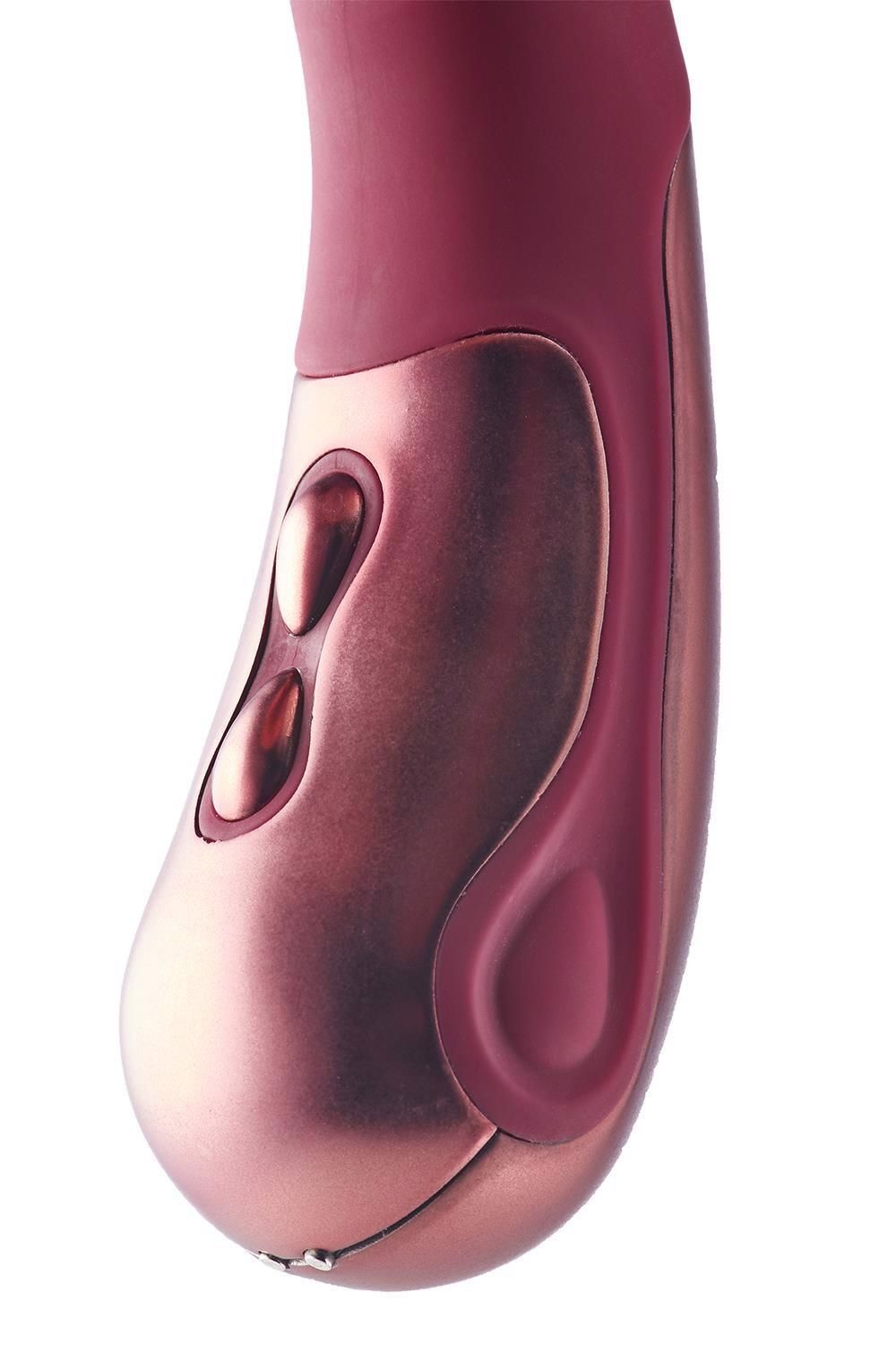 Вибратор Dinky Single Vibrator Jaimy D, 19,4 см (бордовый)