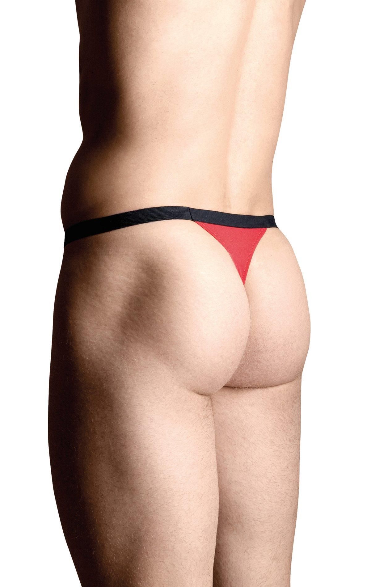 Сексуальные стринги SoftLine Mens thongs 4497, S-L (красный)