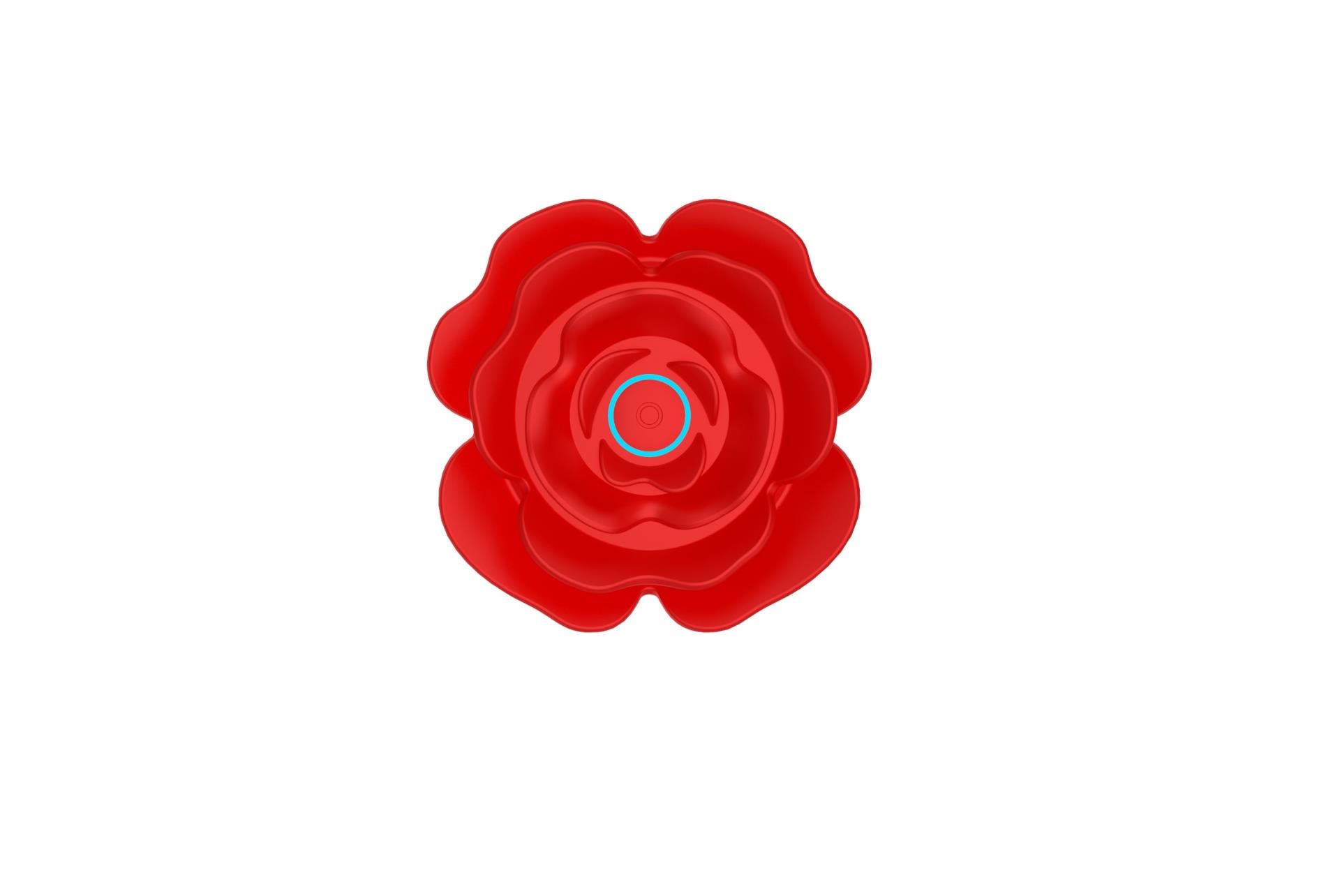 Анальна пробка B - Series Cute Rose, 18.3 см (рожевий)