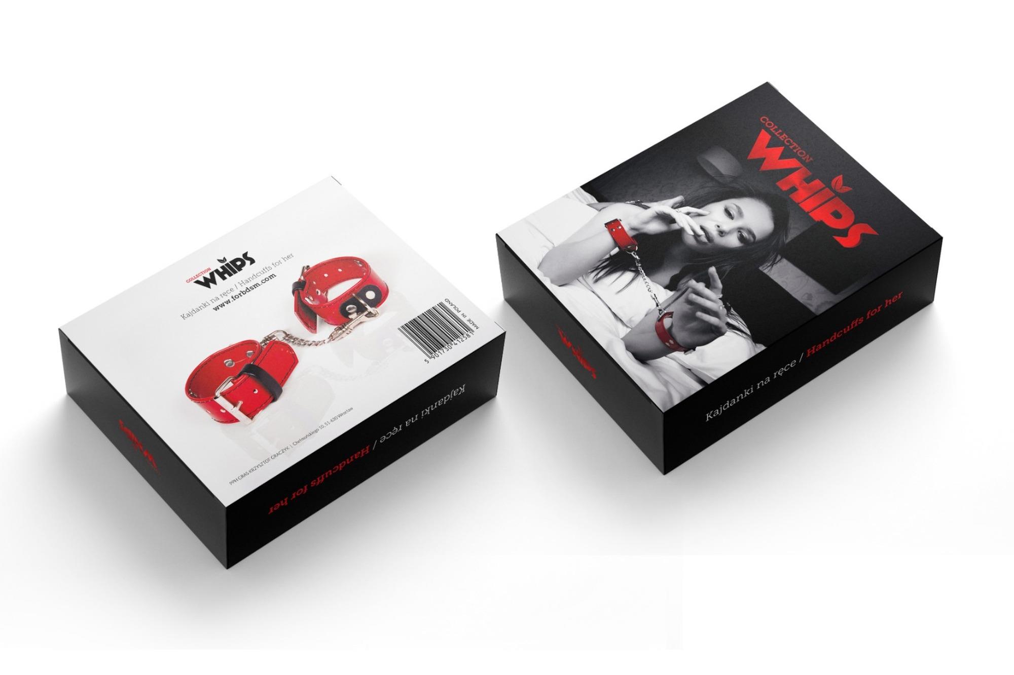 Наручники Whips Collections lakier (красный)