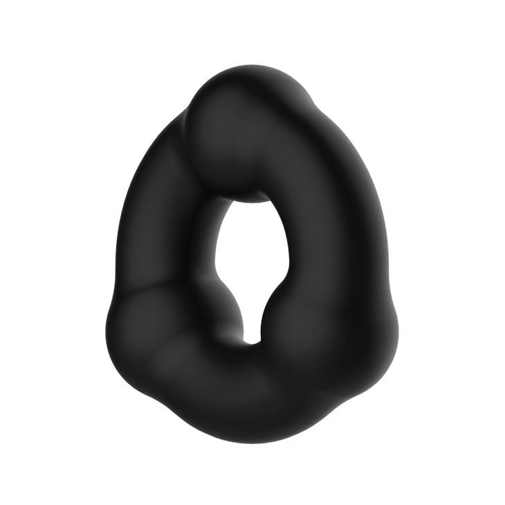 Эрекционное кольцо Crazy Bull Super Soft Ring, 5.4 см (черный)