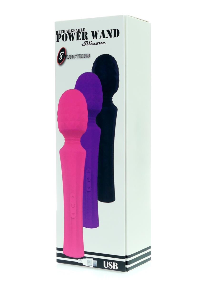 Массажер B - Series Magic Rechargeable Power Wand, 20.5 см (черный)