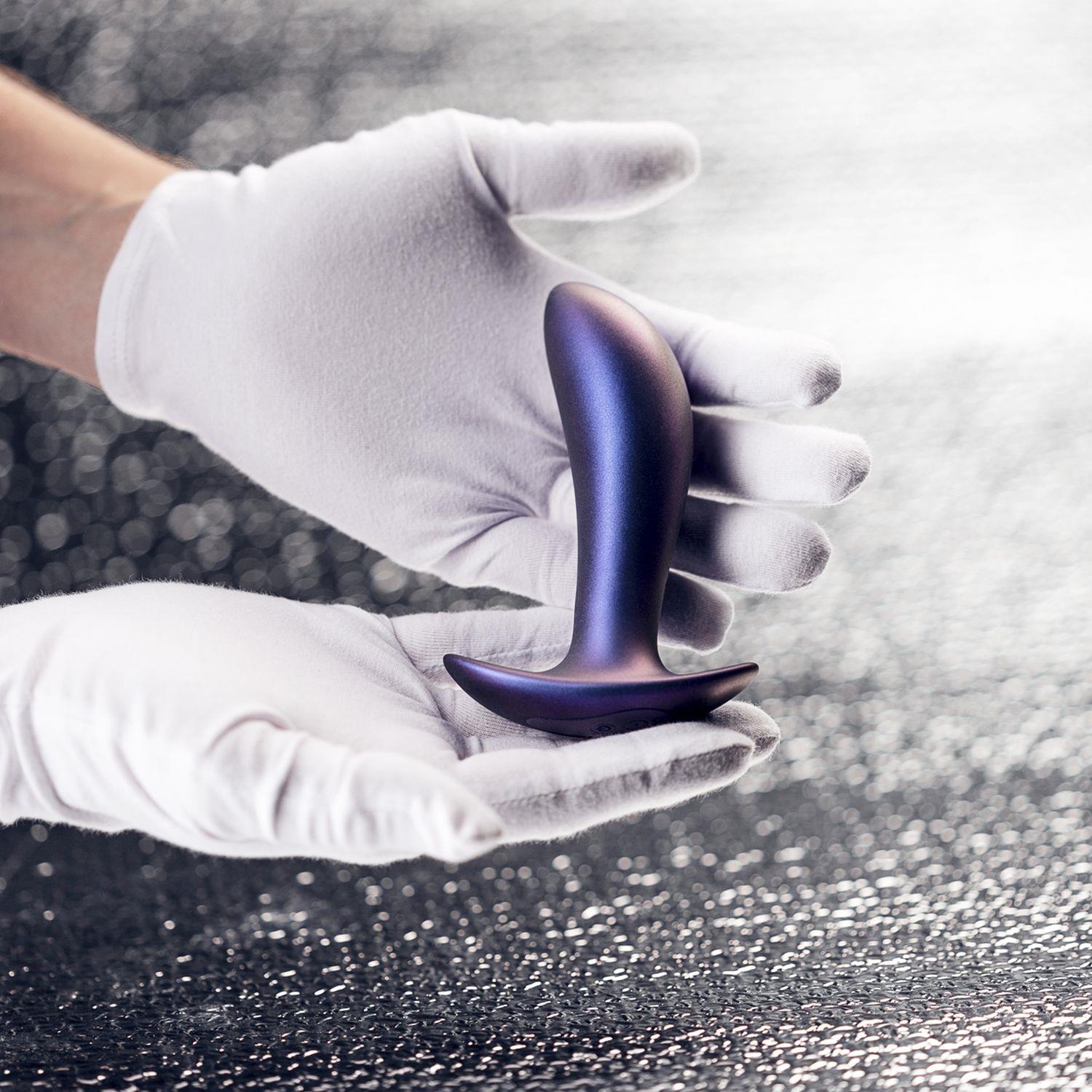 Korek analny Hueman Uranus Remote-Controlled, 12 cm (fioletowy)