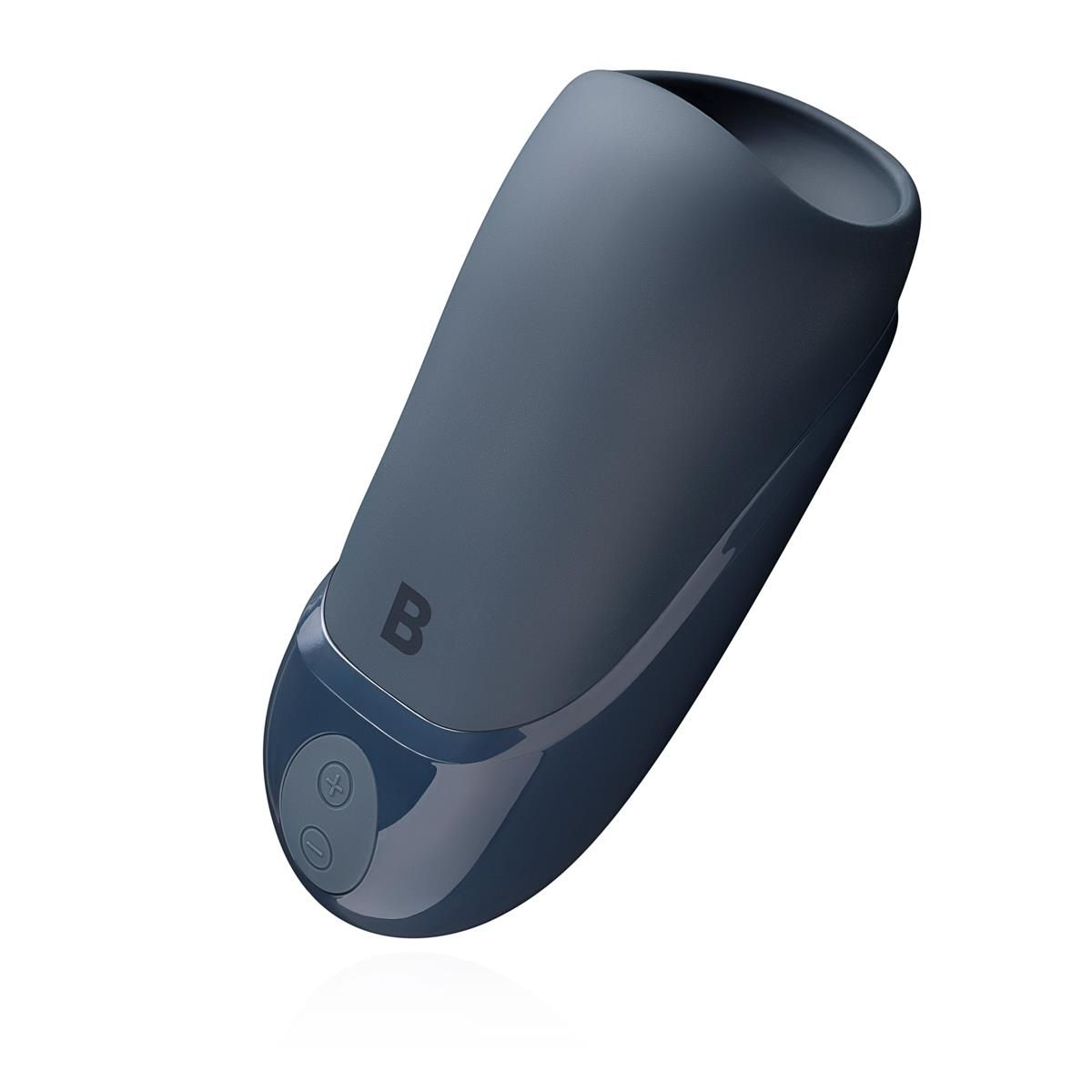 Мастурбатор с вибрацией Boners Vibrating Blow Job Simulator (серый)