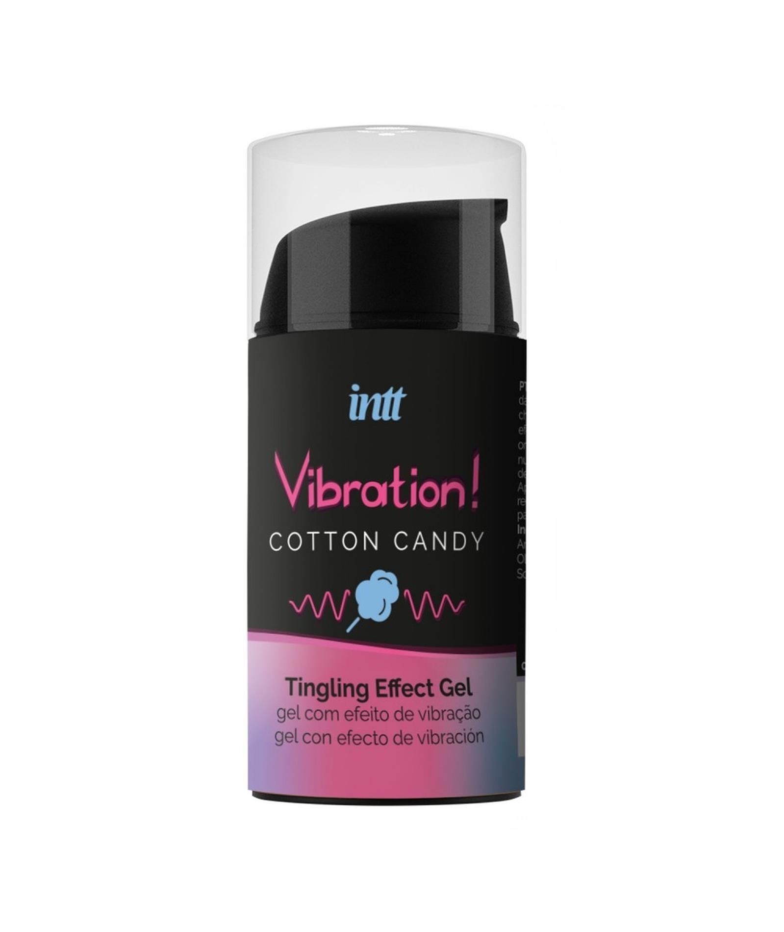 Жидкий вибратор Intt Vibration Cotton Candy Tingling Effect Gel, 15 мл