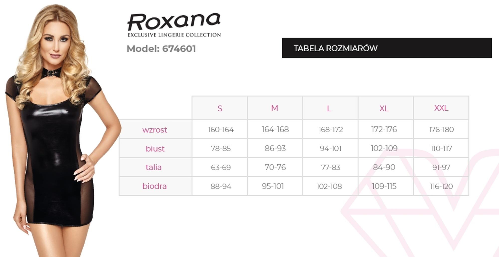 Мини-платье Roxana 6746, XXL (черный)