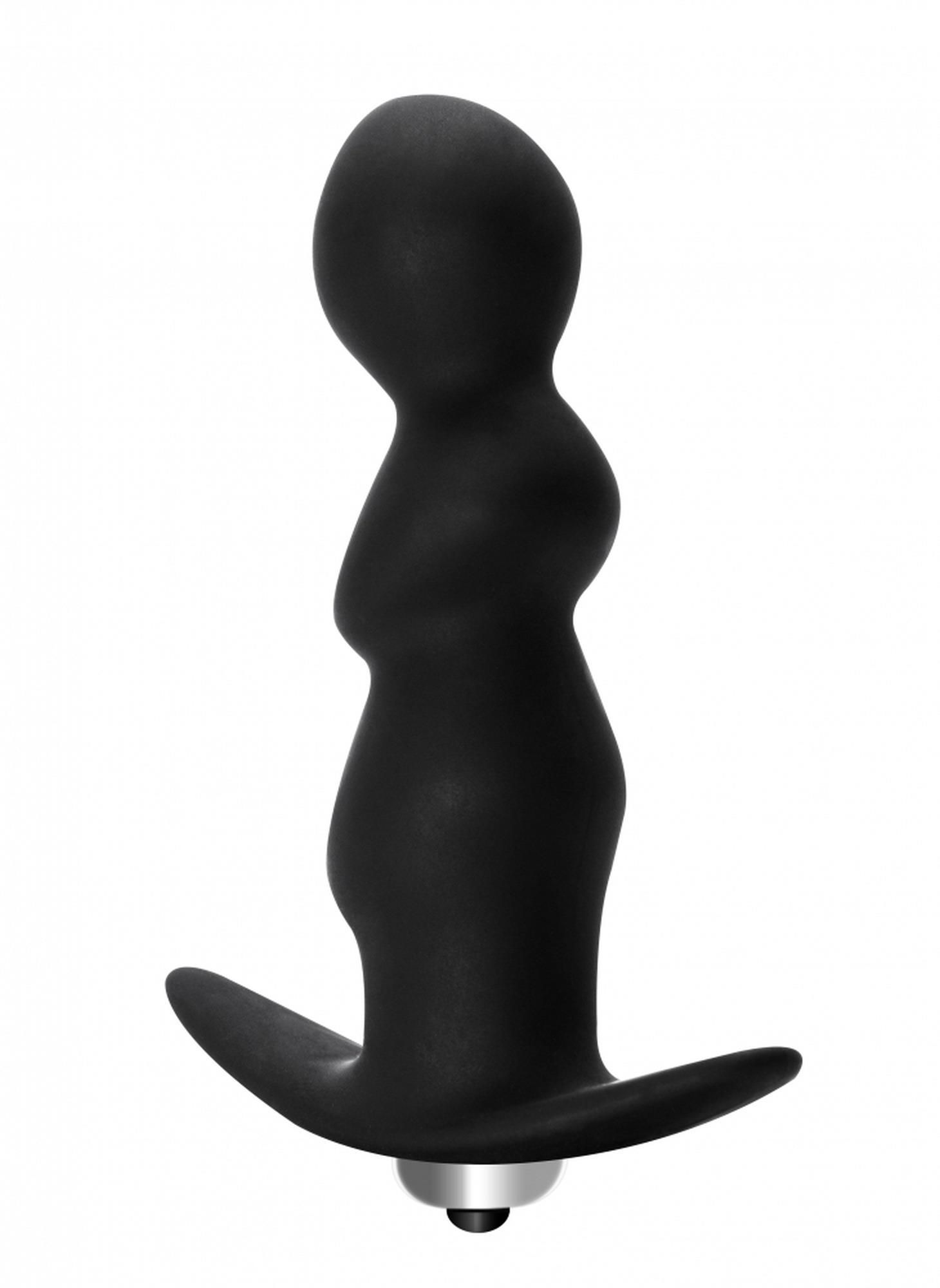 Анальна пробка Lola Toys Plug Spiral, 9.5 см (чорний)