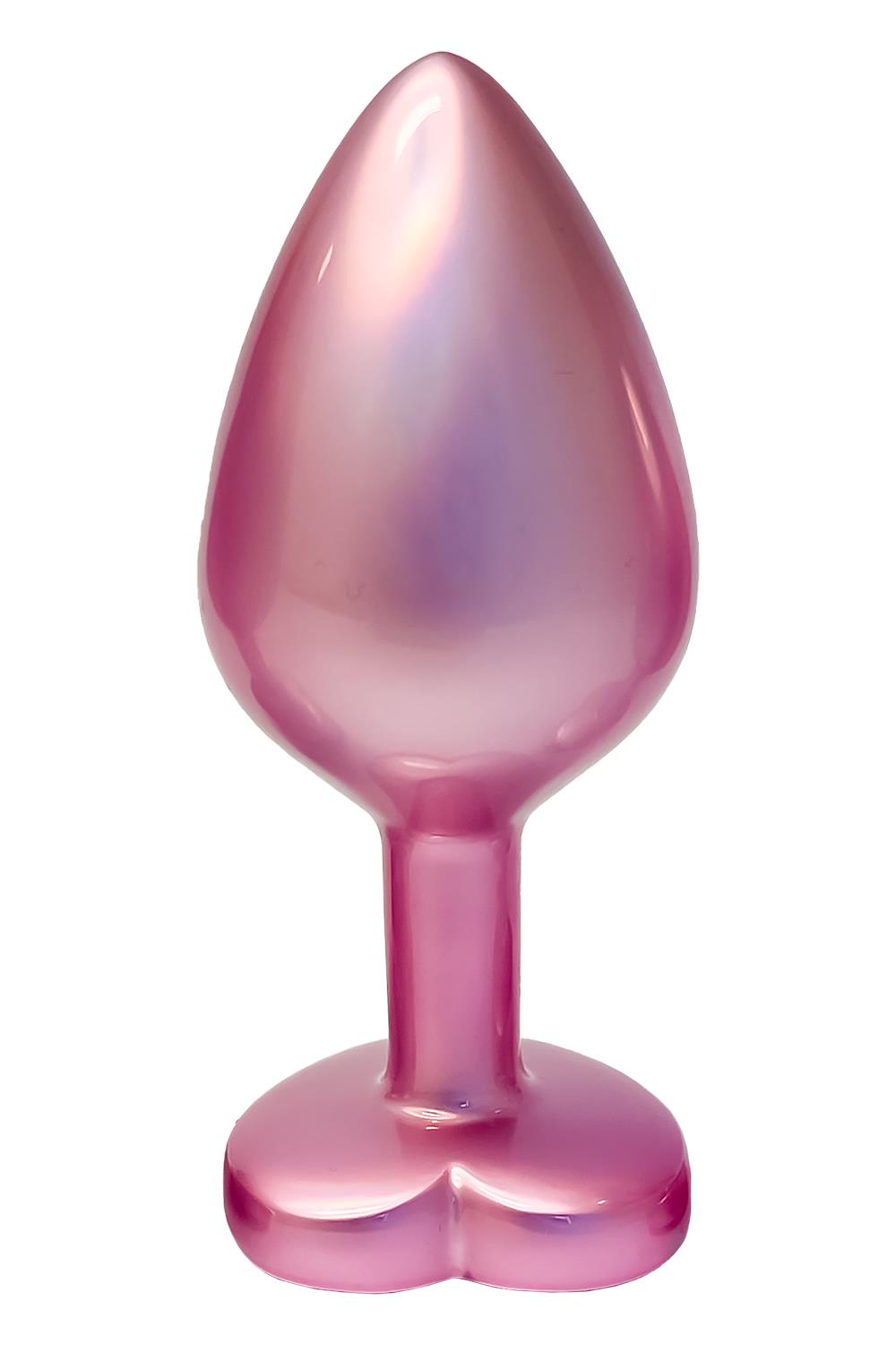 Korek analny Gleaming Love Pearl Pink Plug M, 8.3 cm (różowy)
