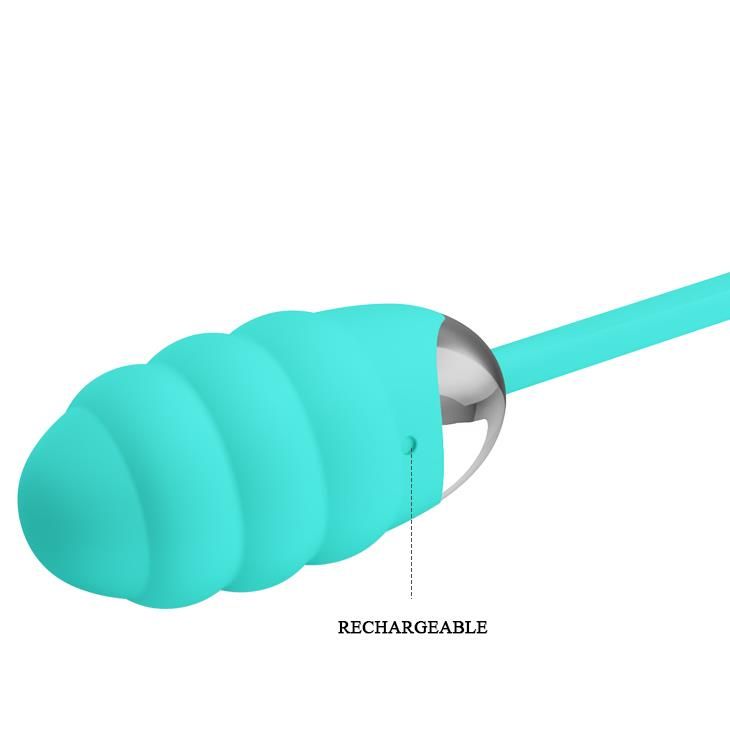 Виброяйцо Pretty Love Franklin Vibrating Egg, 19,1 см (мятный)