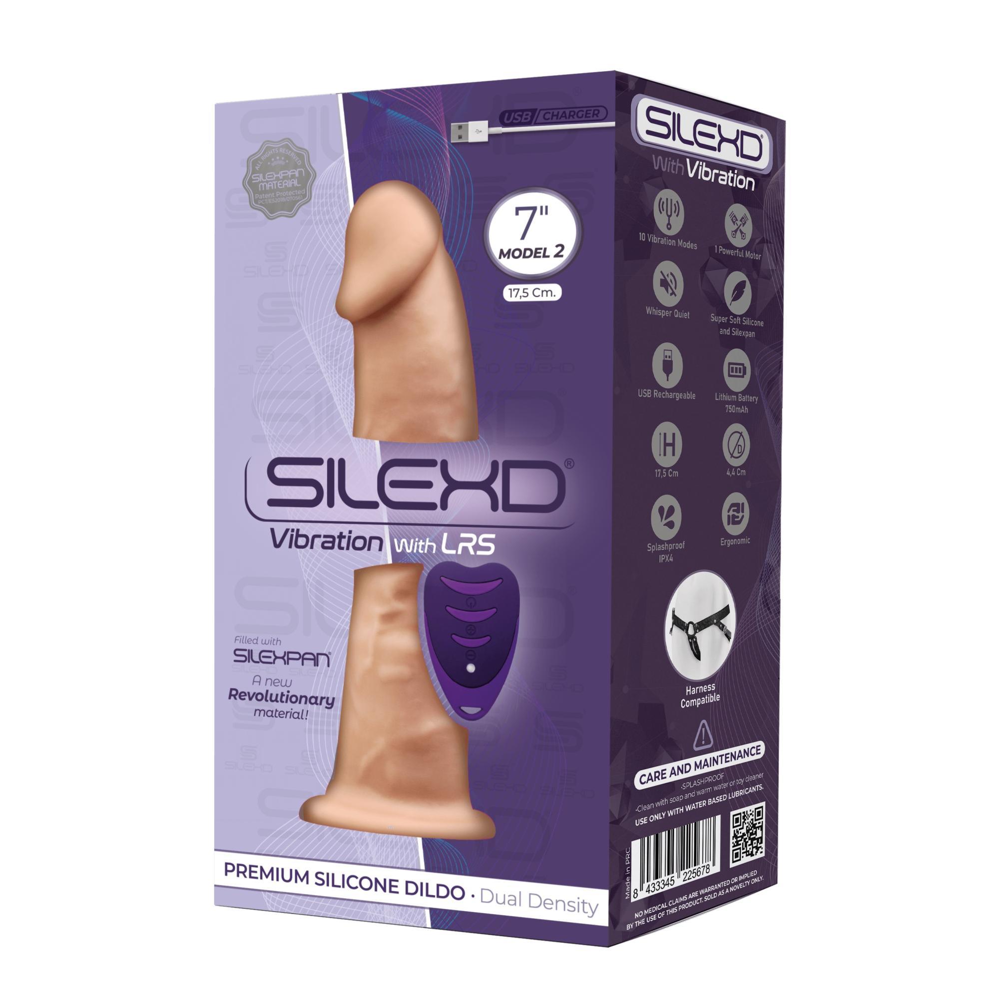 Вибратор Silexd Model 2, 17.5 см (телесный)