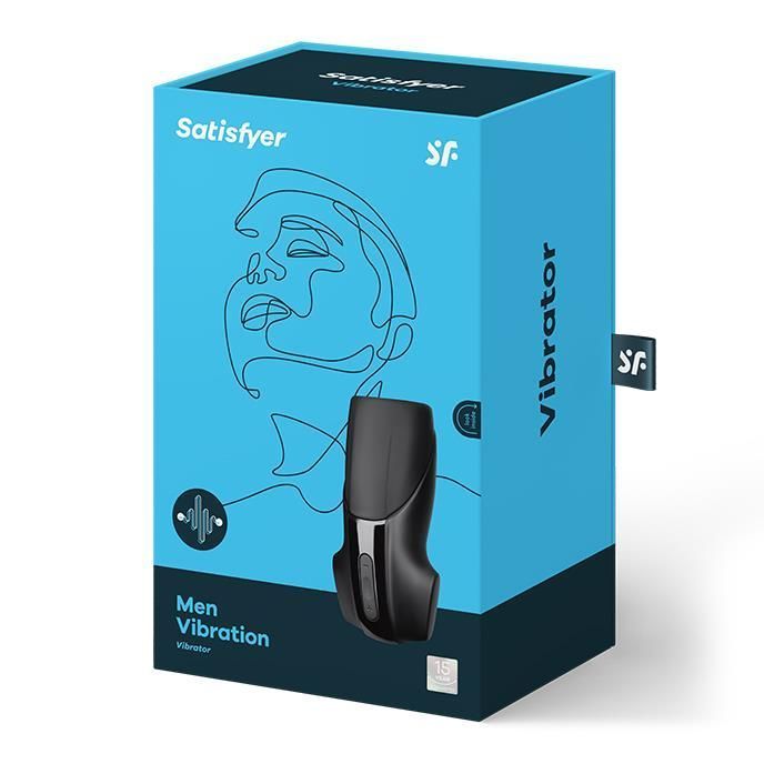 Мастурбатор з вібрацією Satisfyer Men Vibration (чорний)
