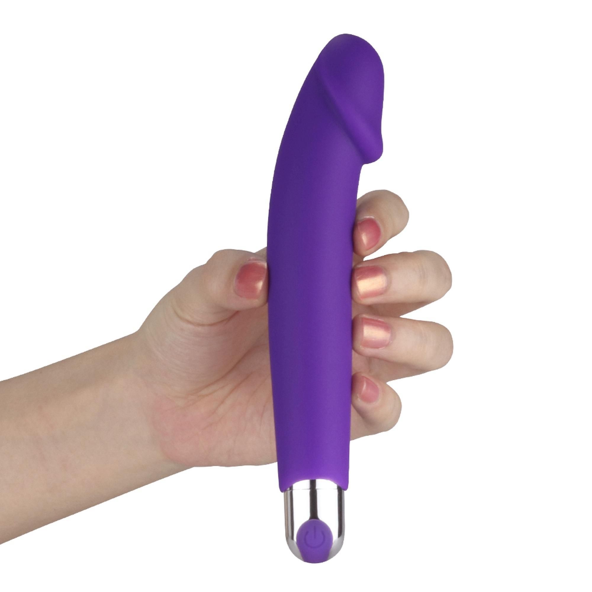 Вибратор для точки G LoveToy, 16,5 см (фиолетовый)
