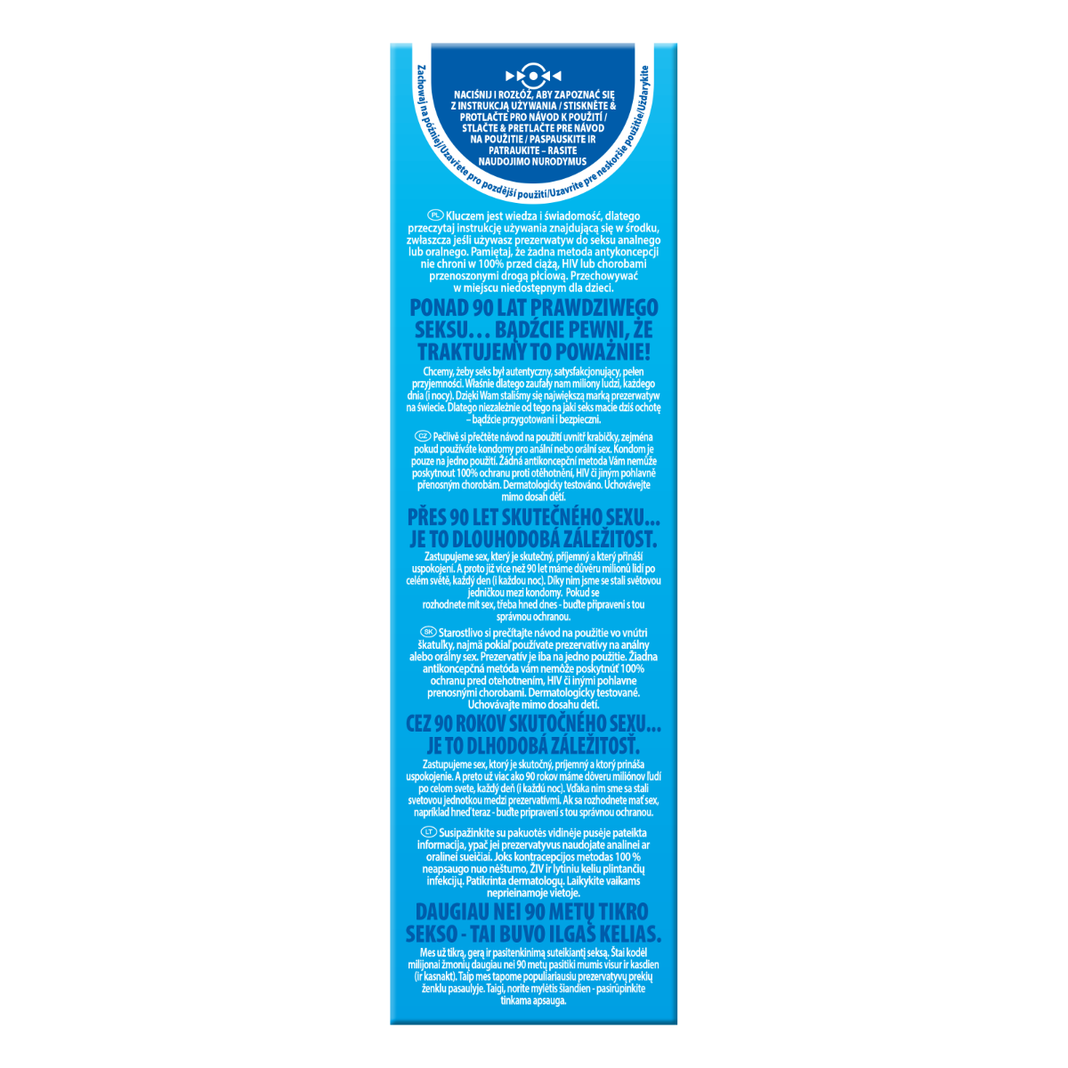 Durex Classic - Prezerwatywy, Przezroczysty, 19.5 cm
