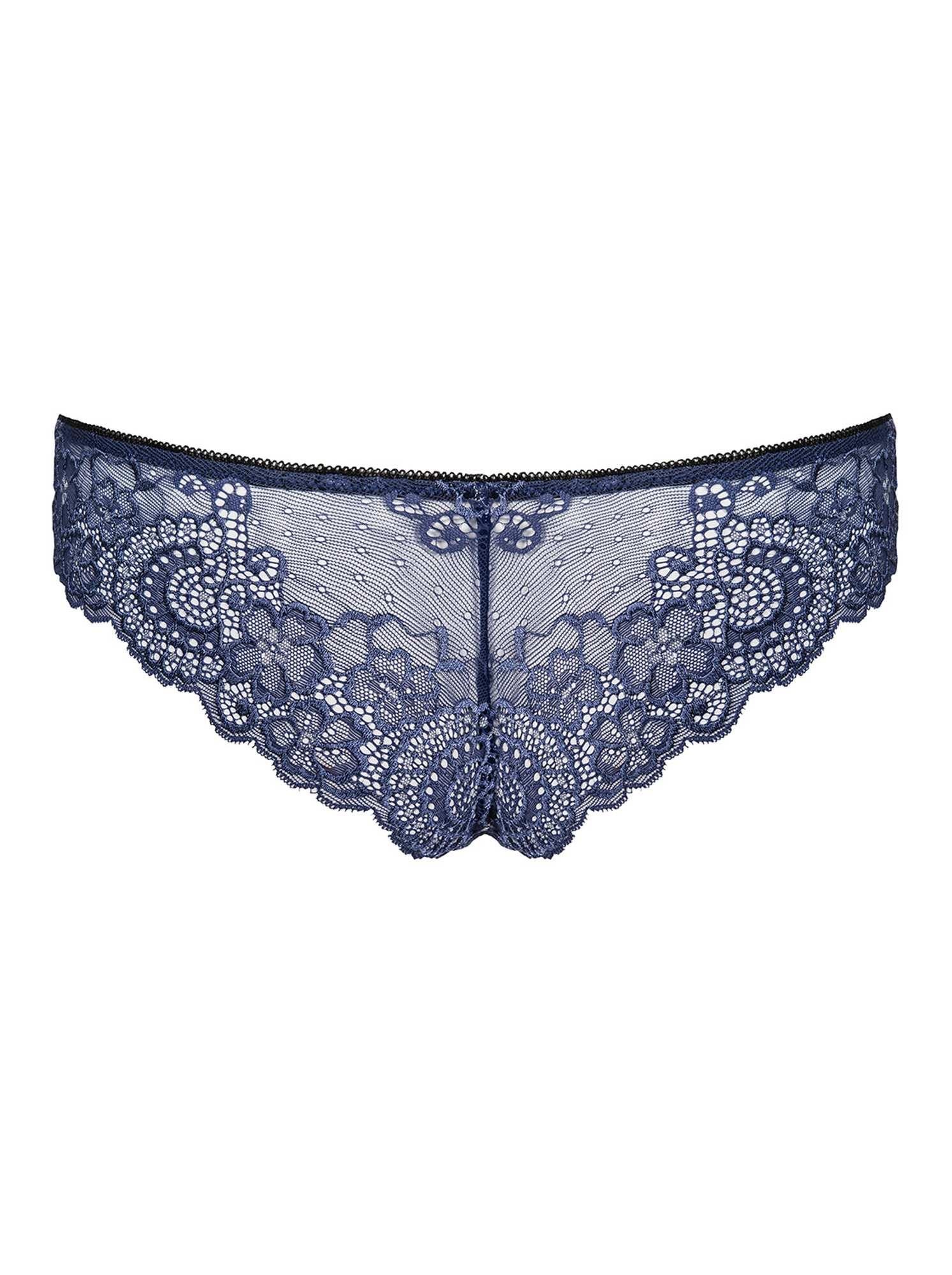 Сексуальные трусики Obsessive Auroria, S/M (синий)