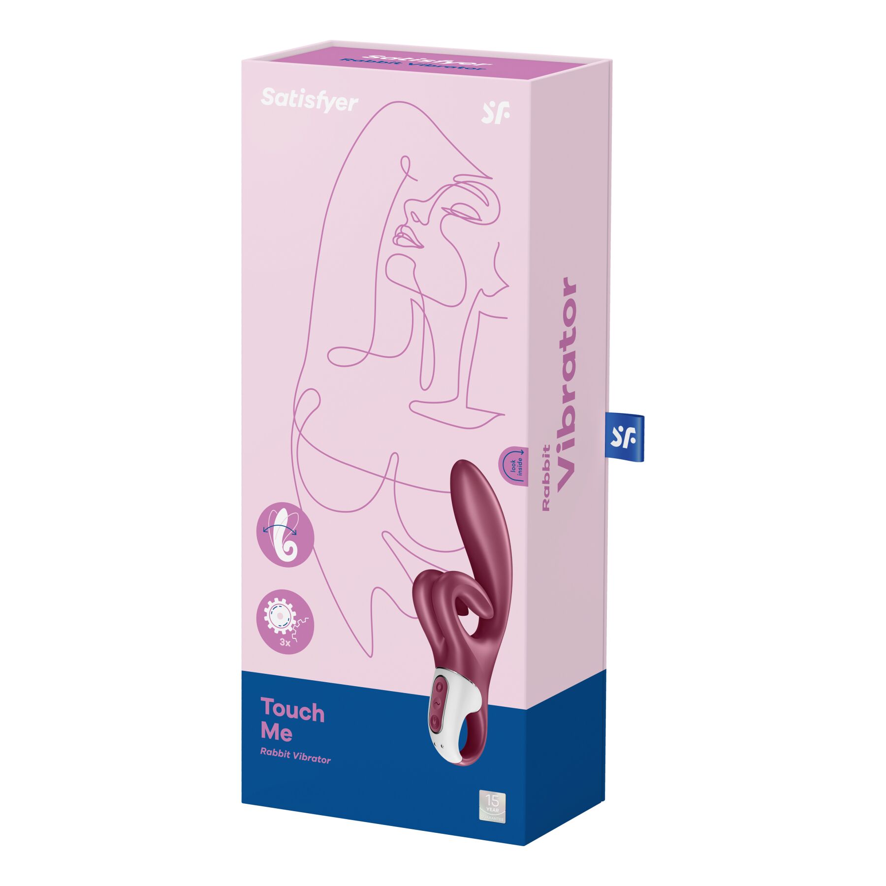 Вибратор-кролик Satisfyer Touch Me, 20 см (красный)