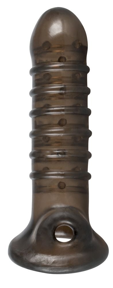 Насадка на пенис Rebel Dick & Ball Sleeve, 18 см (черный)
