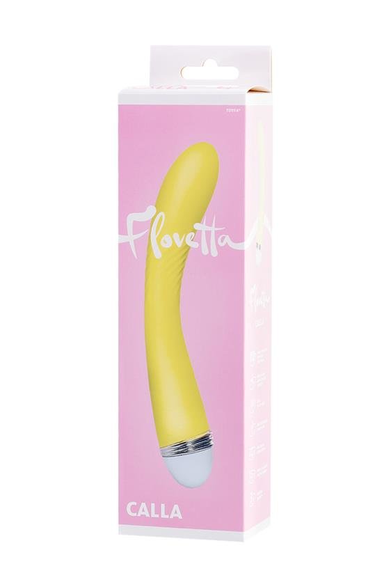 Вибратор Flovetta by Toyfa Calla, 22 см (желтый)