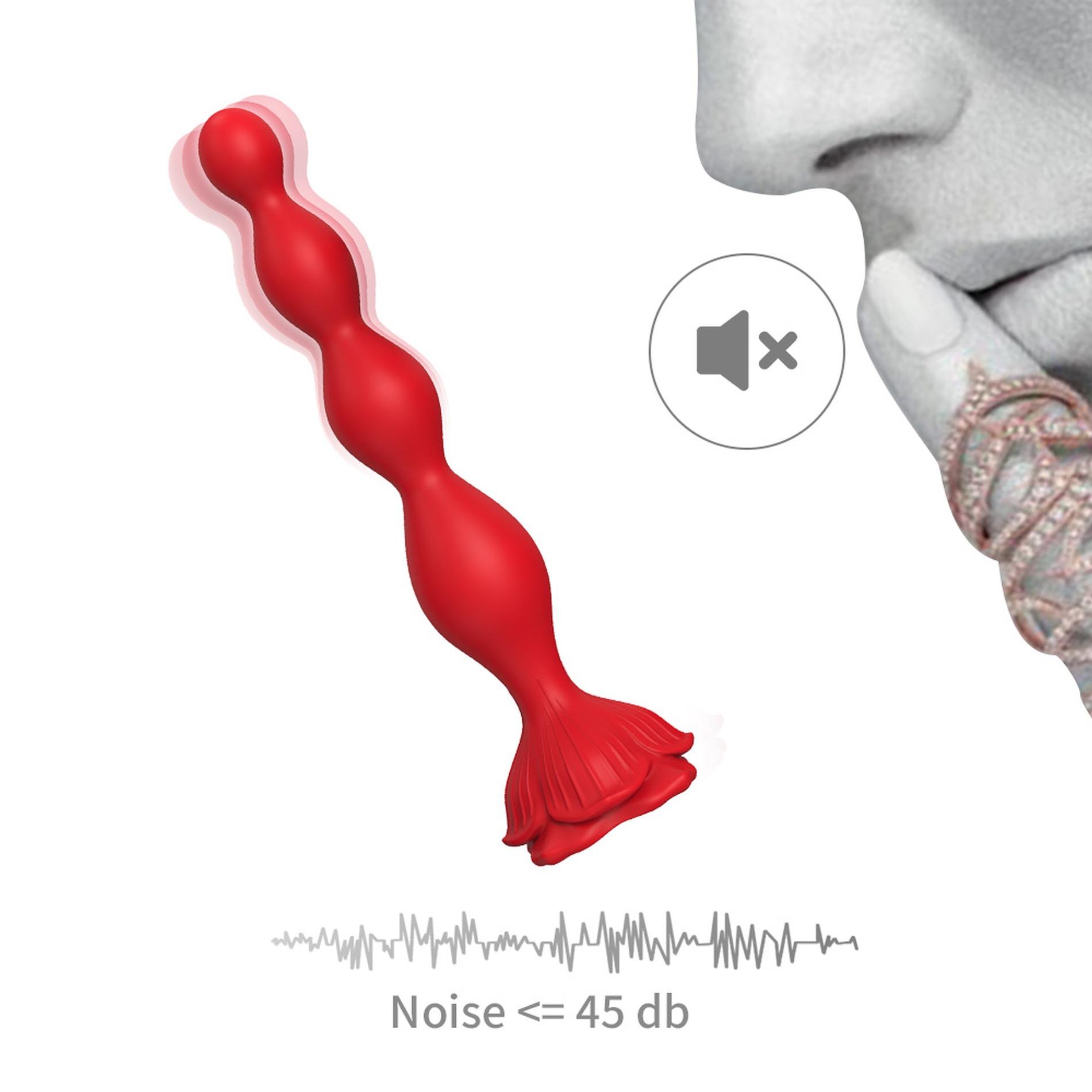 Анальна пробка Rosestick Red, 19.5 см (червоний)