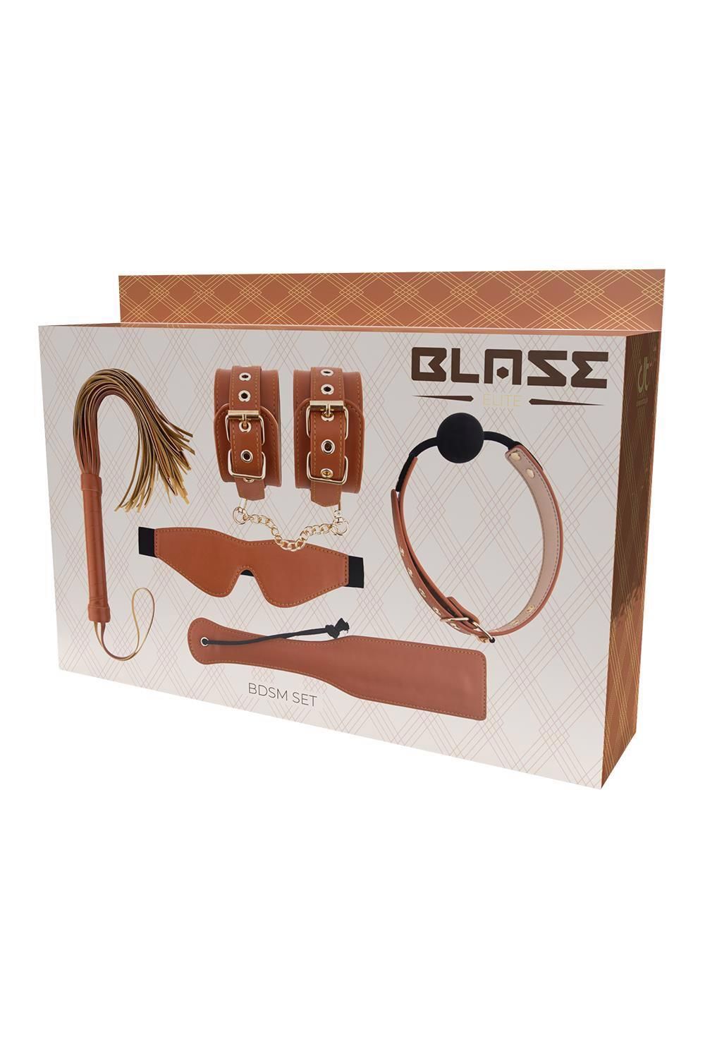 Набор Blaze Elite BDSM Set, 5 шт (коричневый)