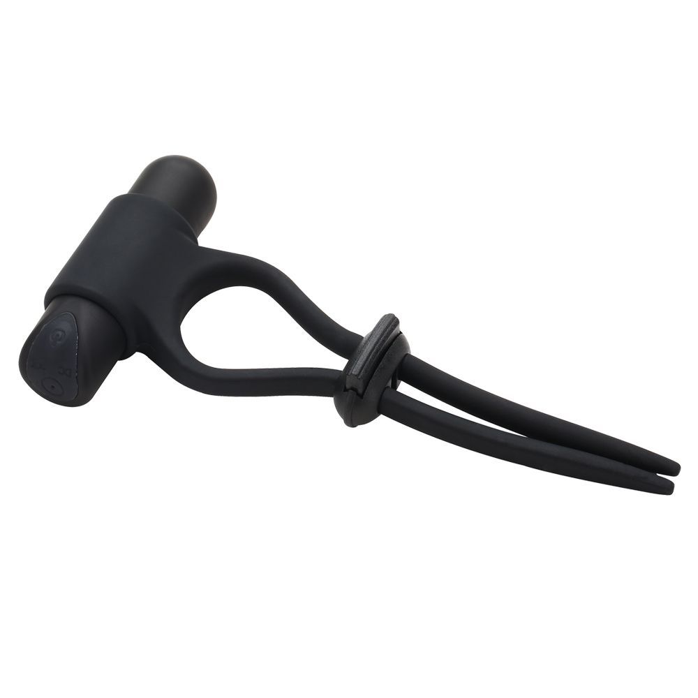 Эрекционное кольцо Dream Toys Zacisk Adjustable Cockring, 14 см (черный)