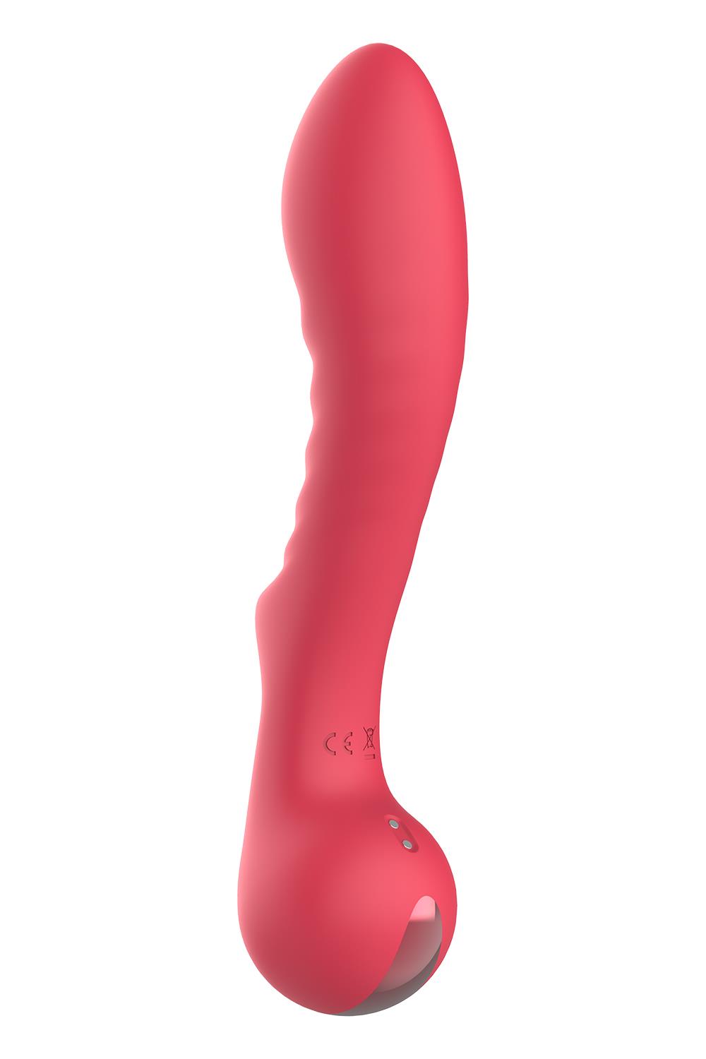 Вибратор Dream Toys Amour Aimee, 22 см (красный)