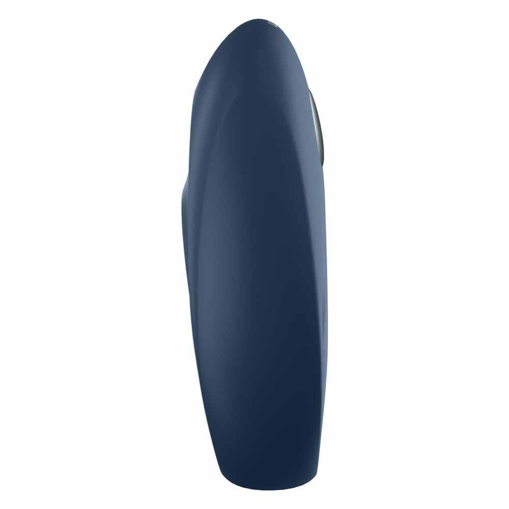 Эрекционное кольцо с вибрацией Satisfyer Mighty One, 9 см (синий)