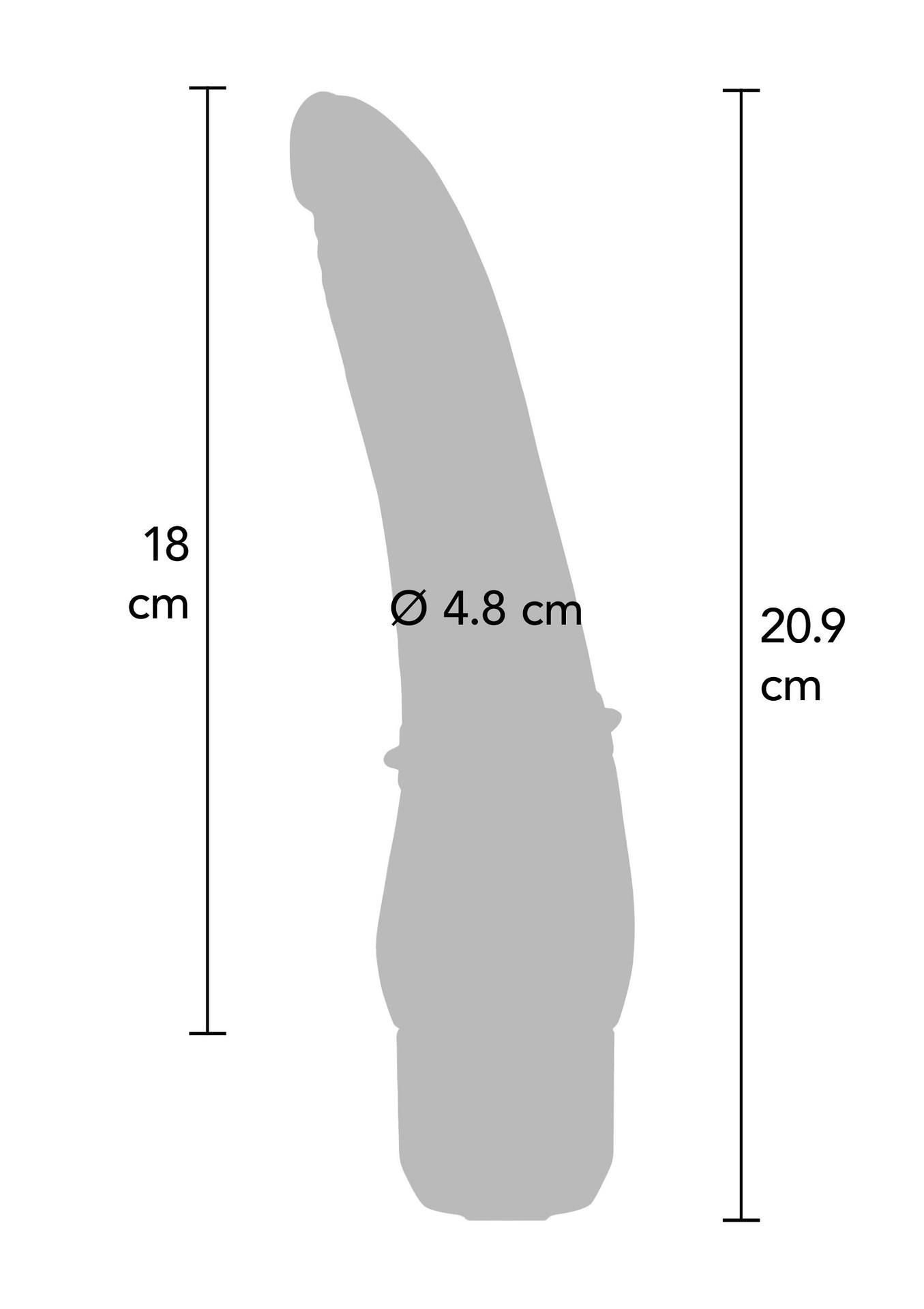 Wibrator ToyJoy Classic Smooth, 20.9 cm (czarny)