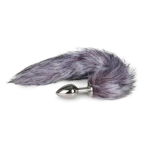 Korek analny EasyToys Lisi Ogon, 45 cm (czarny)