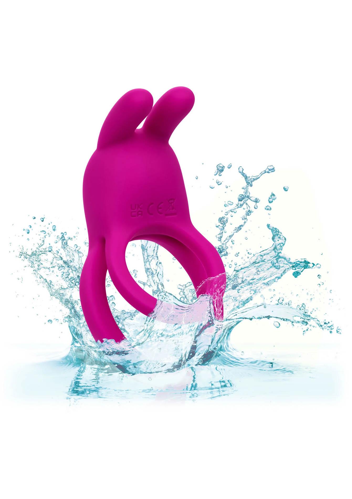 Виброкольцо Calexotics Rechargeable Ring, 3.8 см (фуксия)